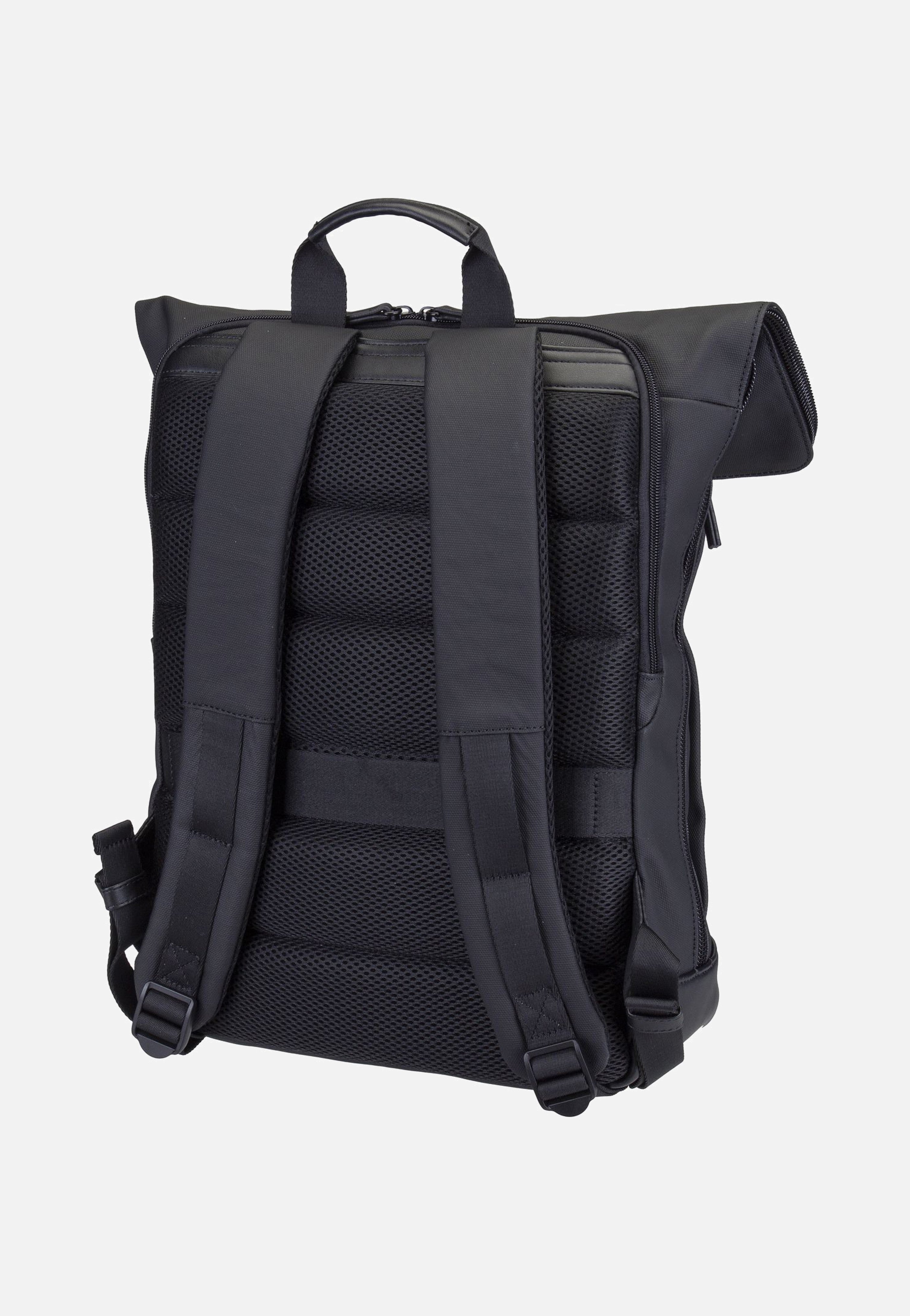 Jost - Borgholm Courier 5306 Schwarz - Rolltop Backpack | Men-Image