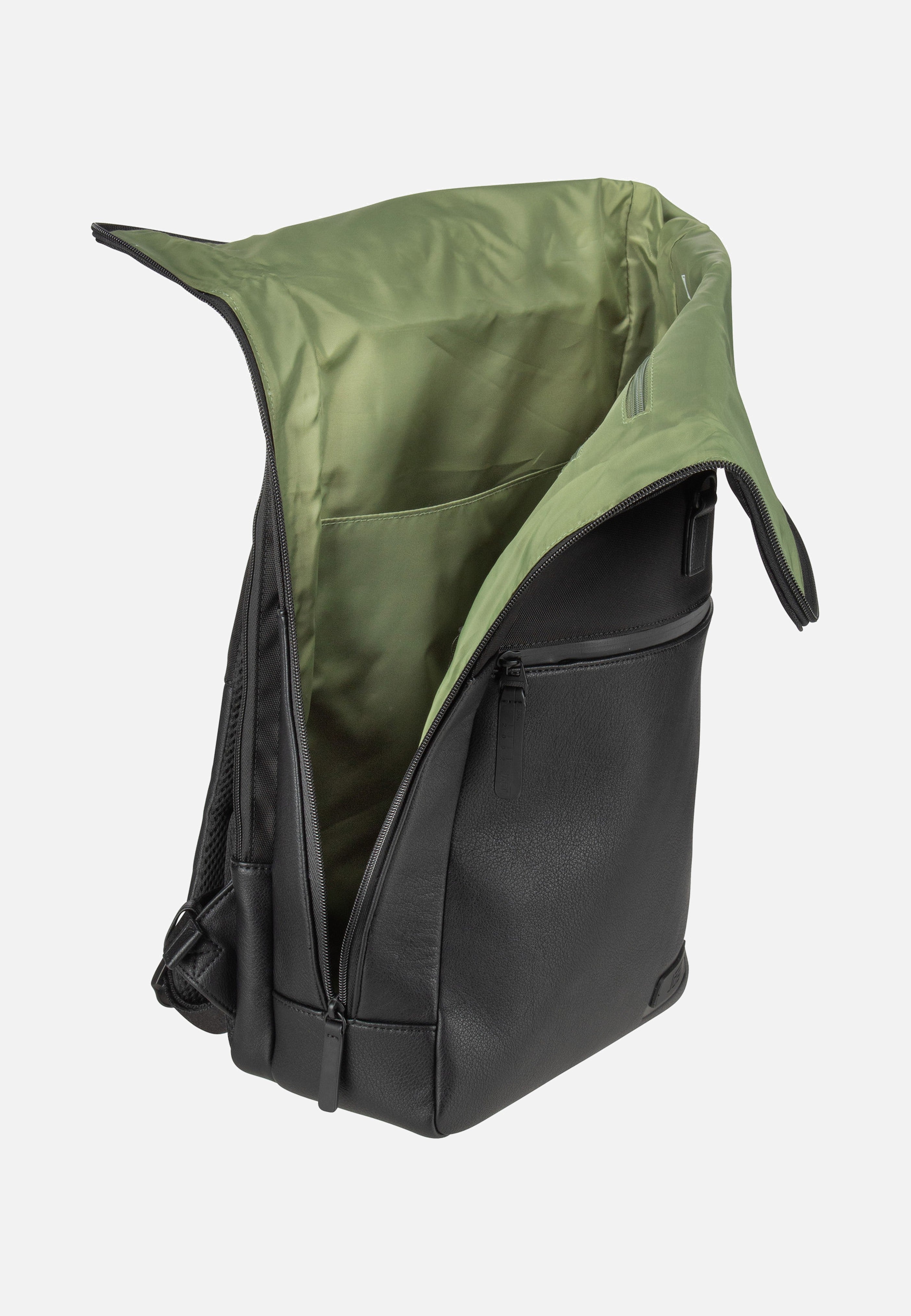 Jost - Riga Courier Black - Rolltop Backpack | Men-Image