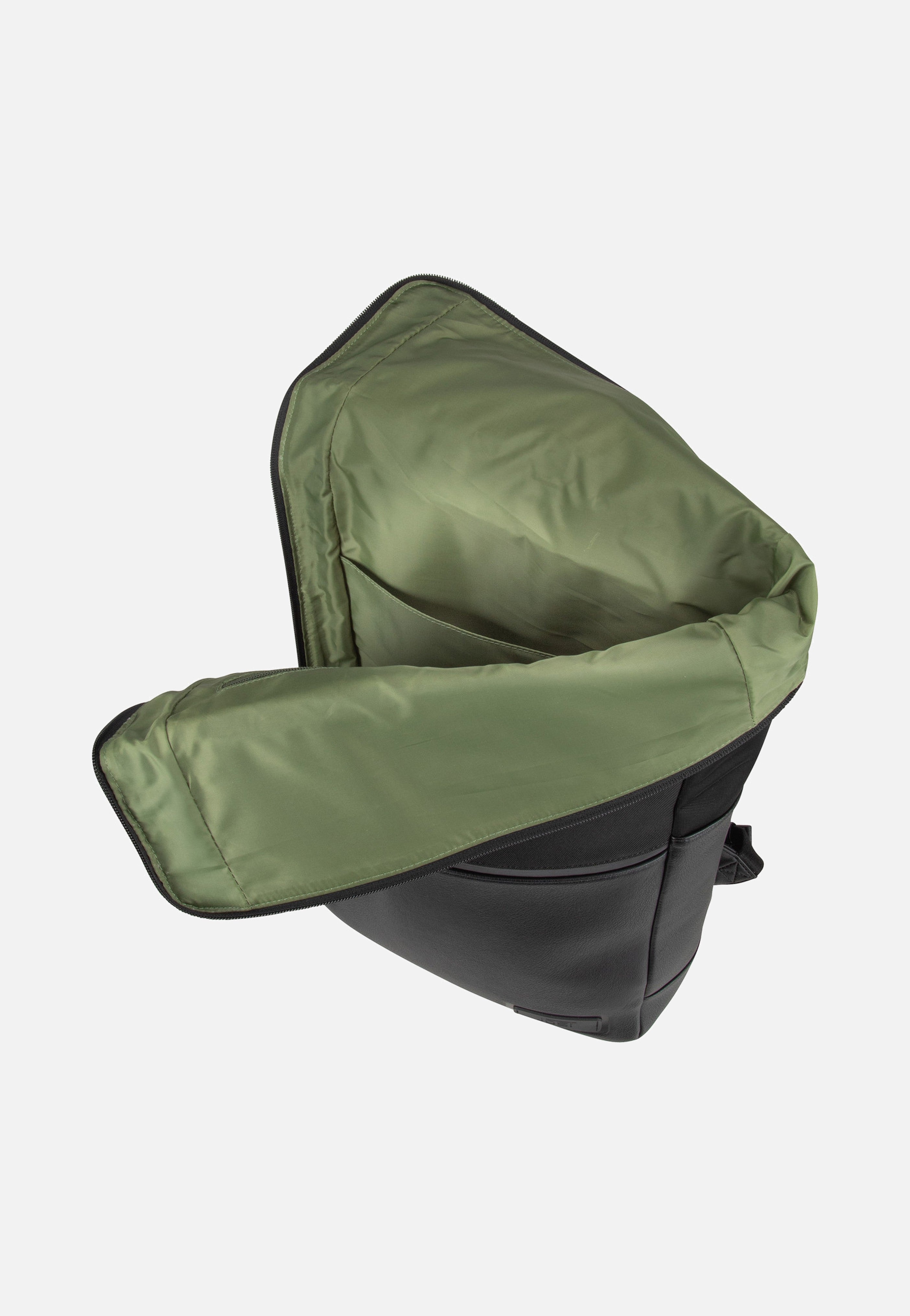 Jost - Riga Courier Black - Rolltop Backpack | Men-Image