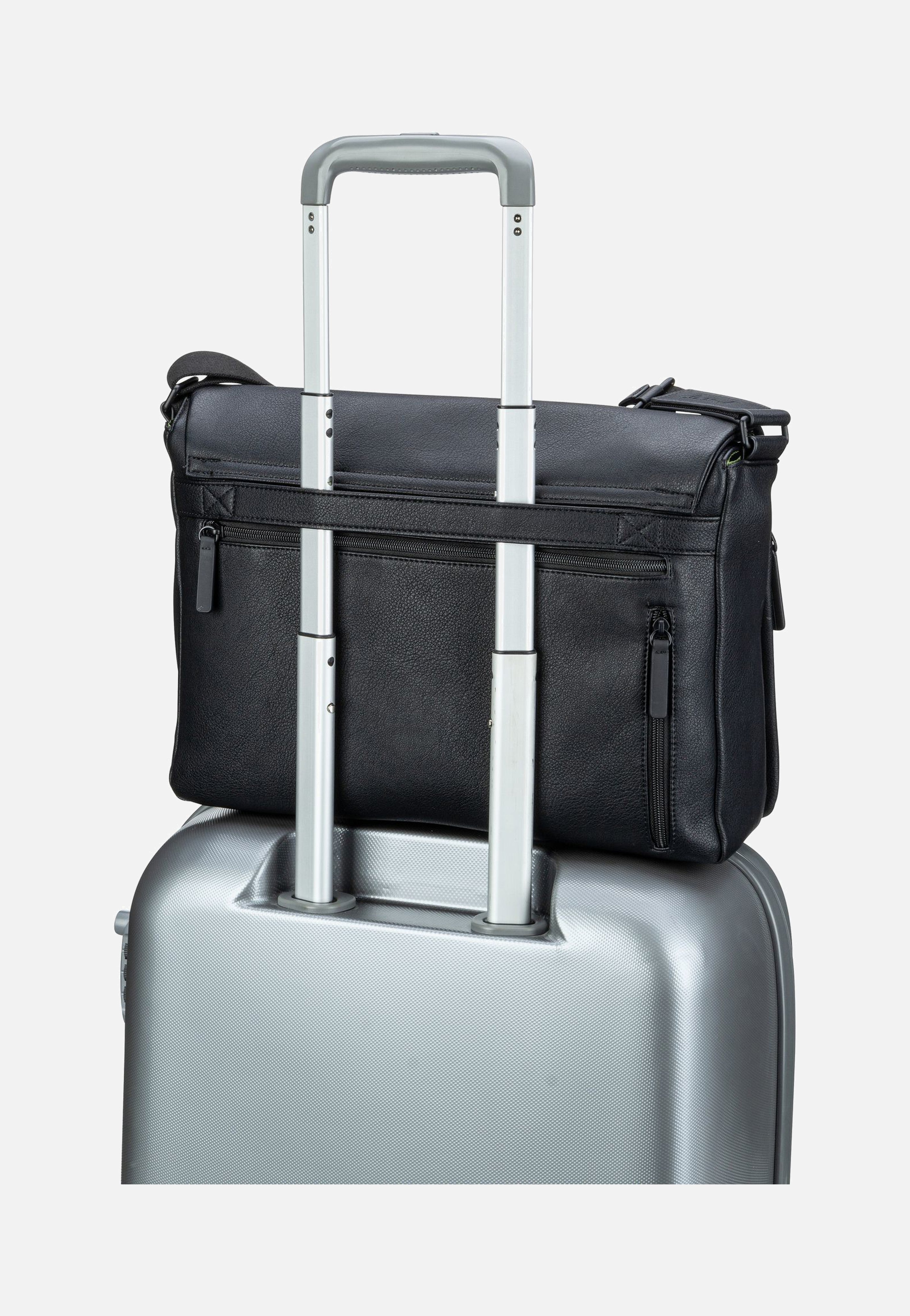 Jost - Riga Flap L Black - Messenger Bag | Men-Image