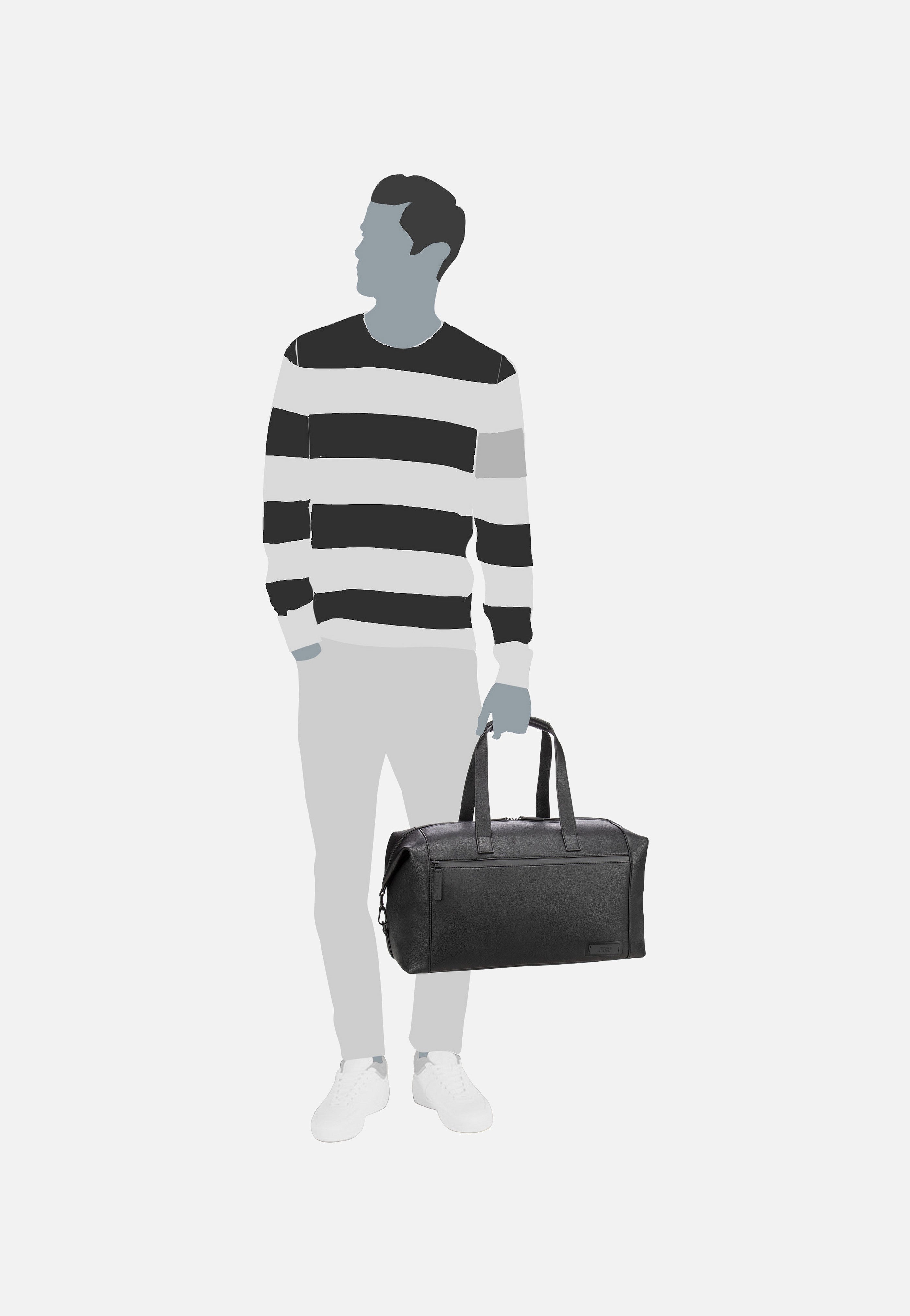 Jost - Riga Travel Bag Black - Weekender | Men-Image