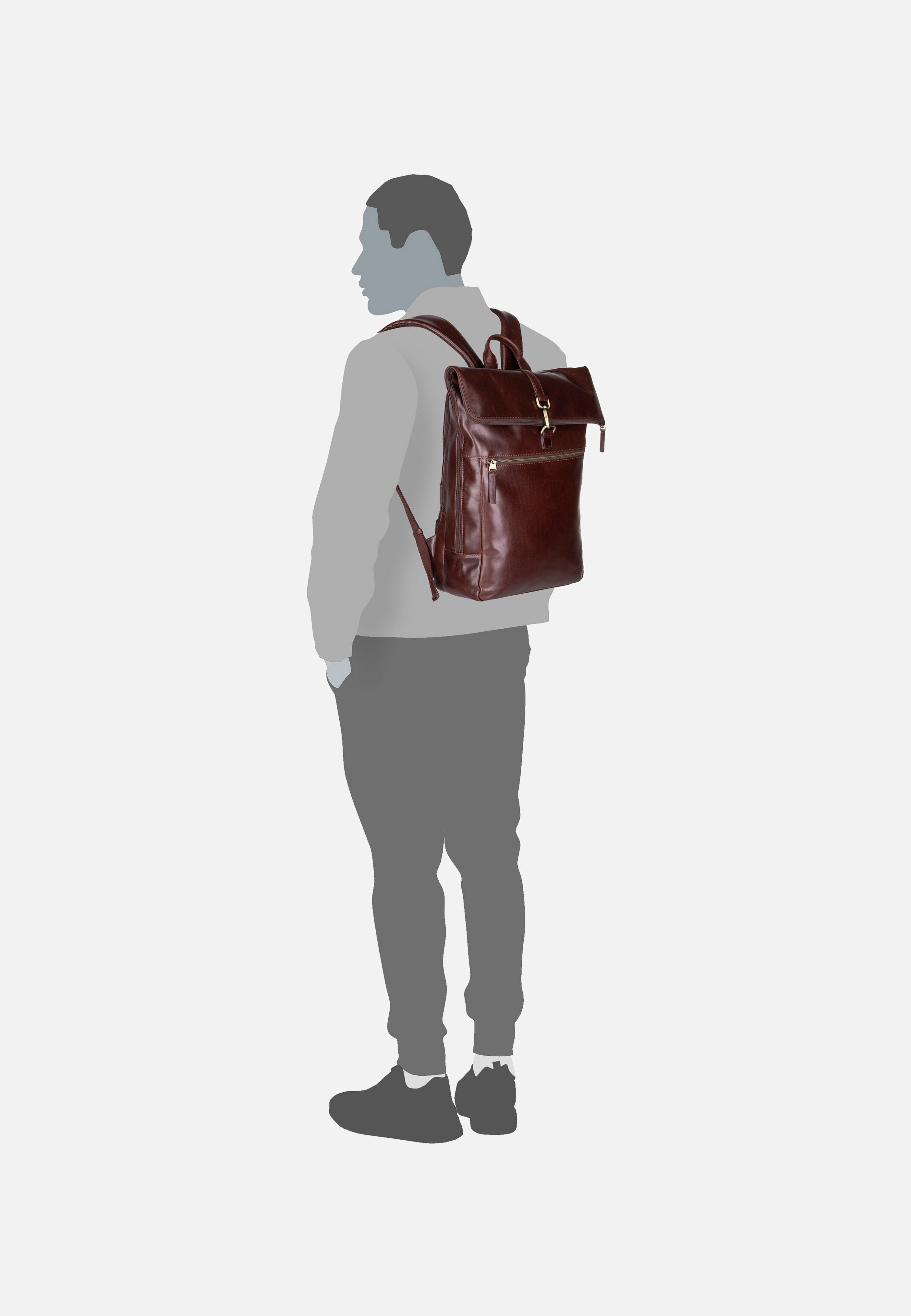 Jost - Skagen Kurier 6208 Braun - Backpack | Neutral-Image