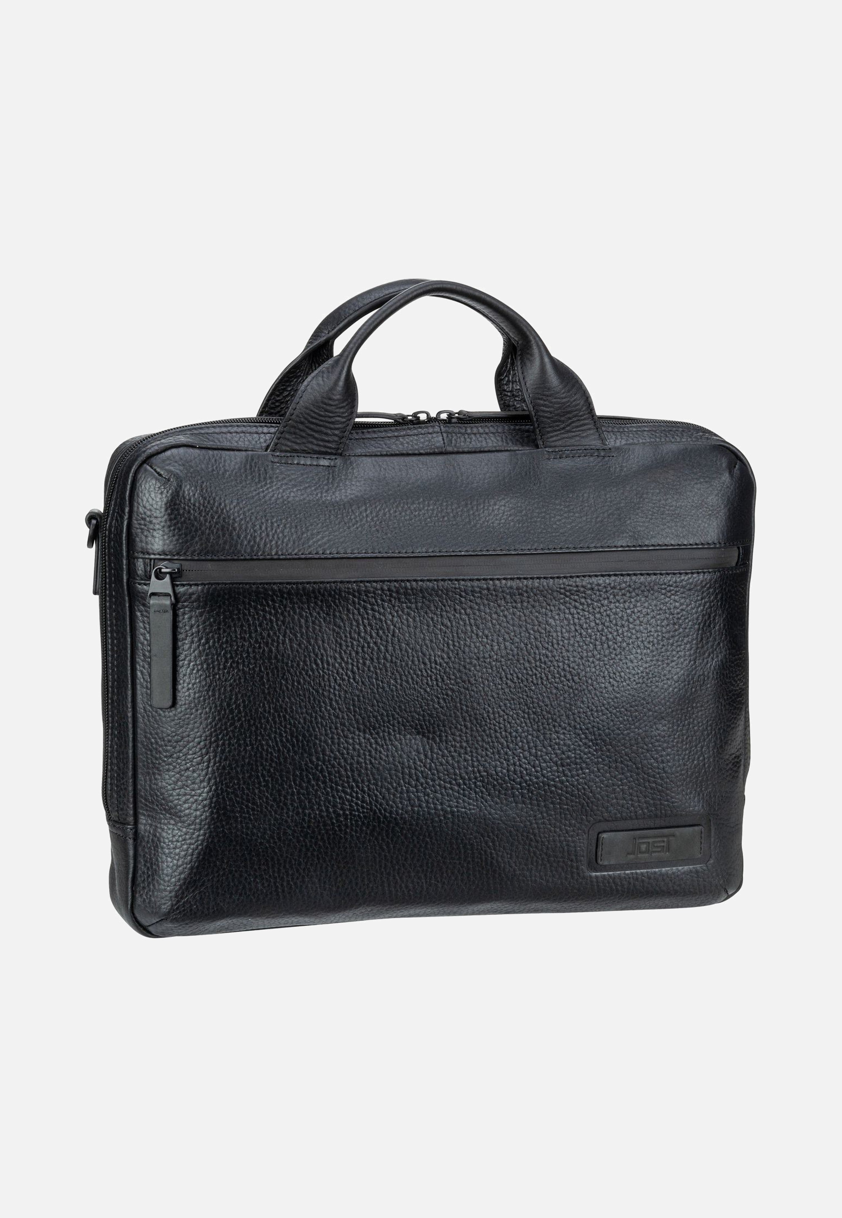 Jost - Stockholm Business Bag S 1 Comp Black - Briefcase | Men-Image