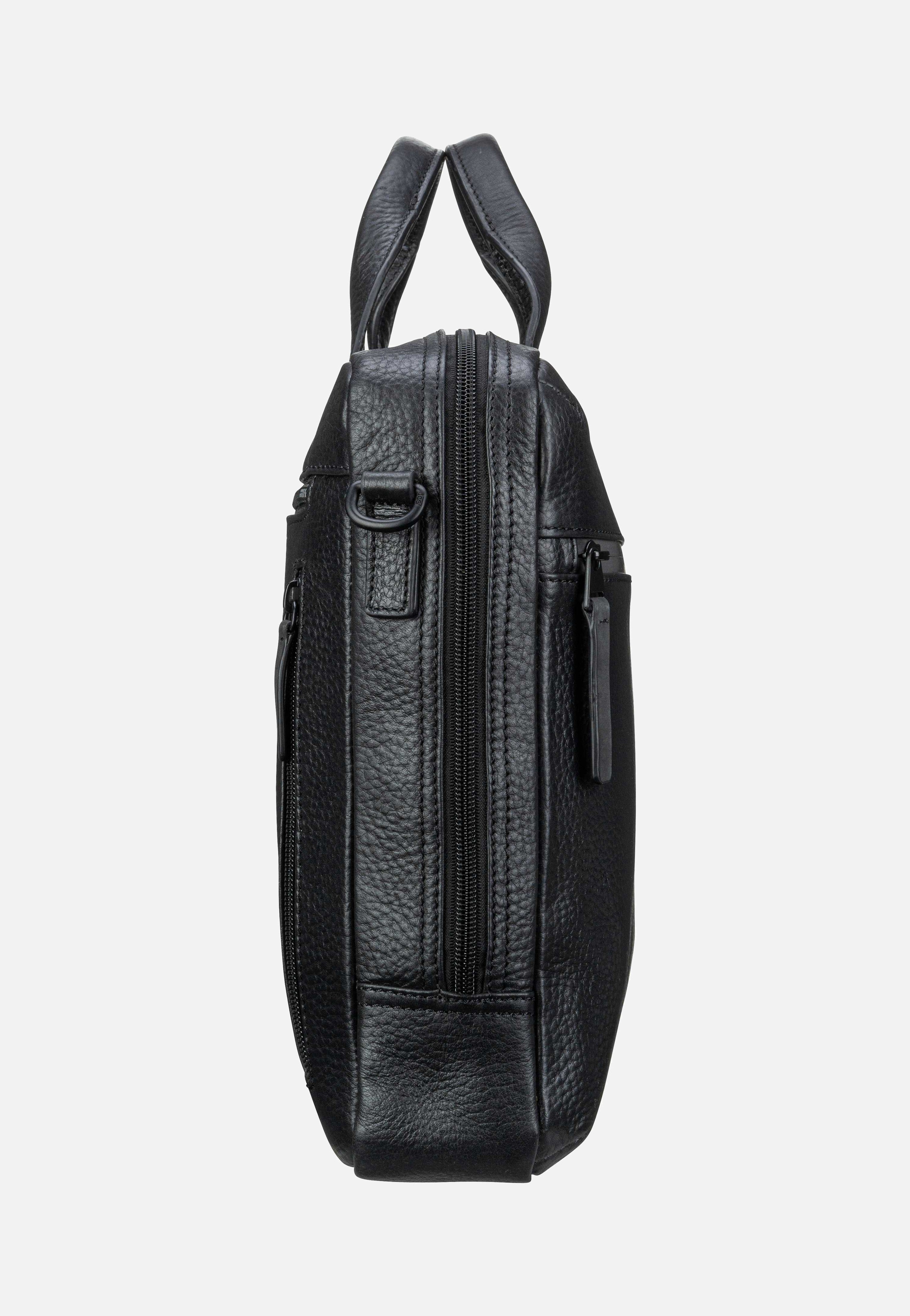 Jost - Stockholm Business Bag S 1 Comp Black - Briefcase | Men-Image