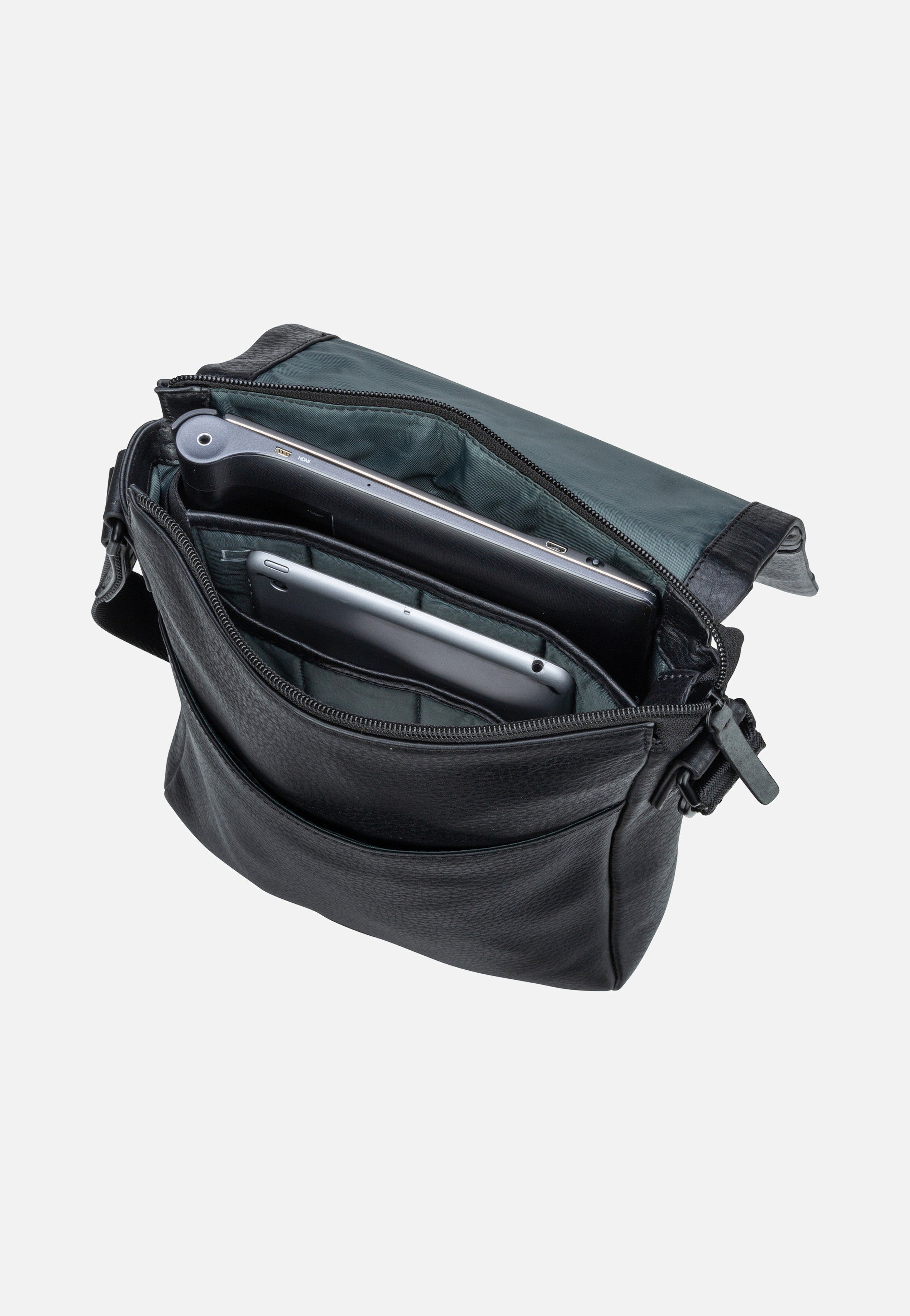 Jost - Stockholm Flap S Black - Crossbody Bag | Men-Image