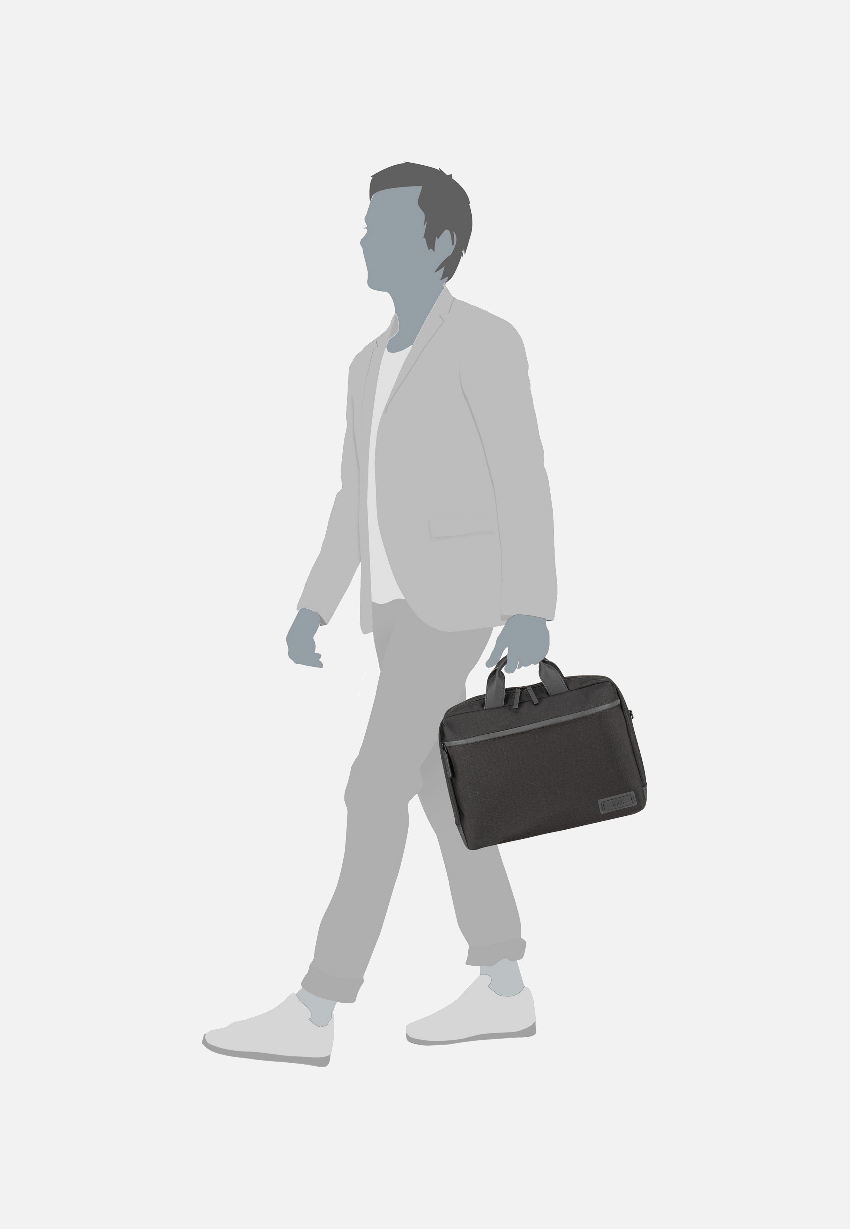 Jost - Tallinn Business Bag 1 Comp Black - Briefcase | Men-Image
