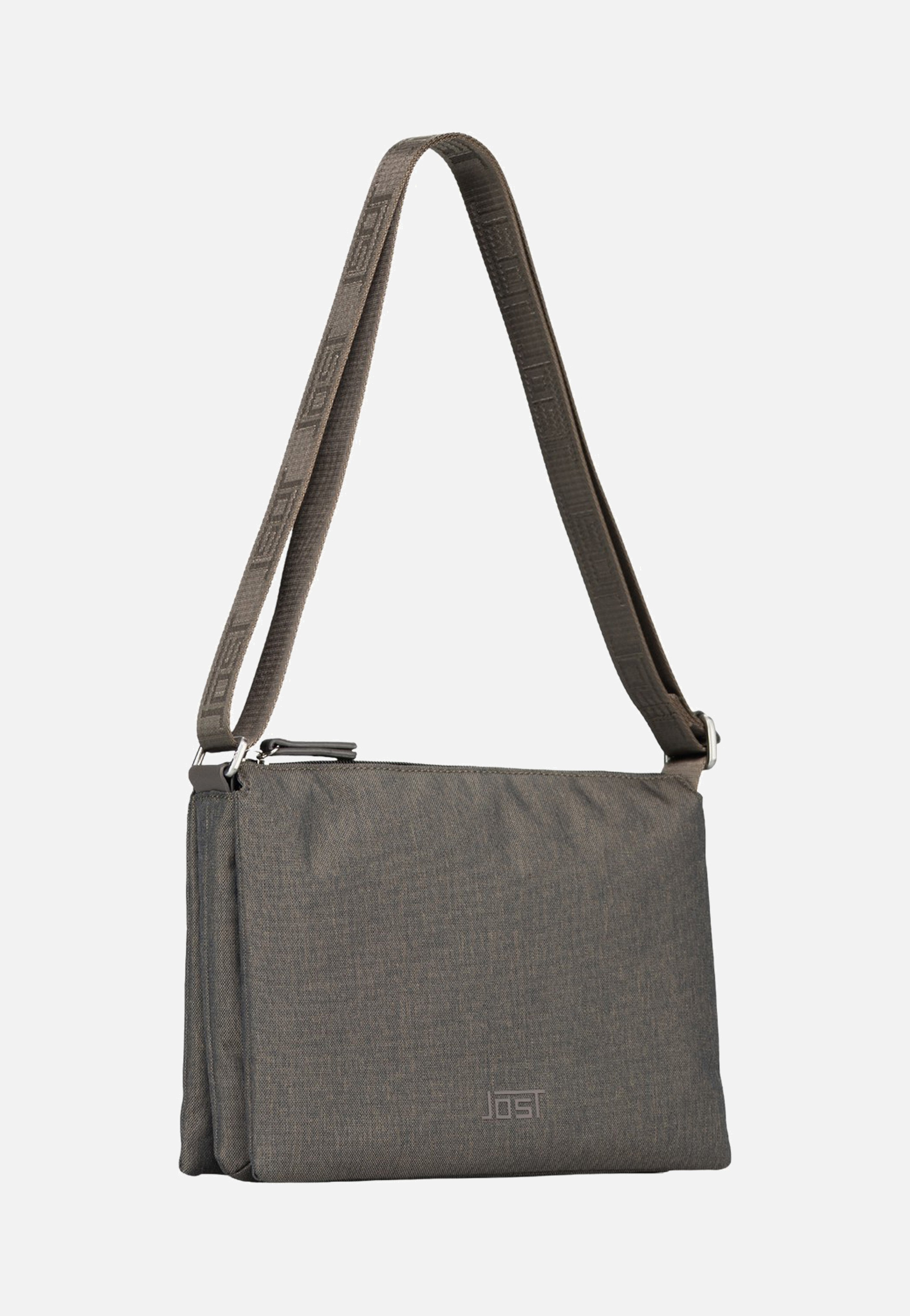 Jost Bergen 1612 Taupe Schultertasche