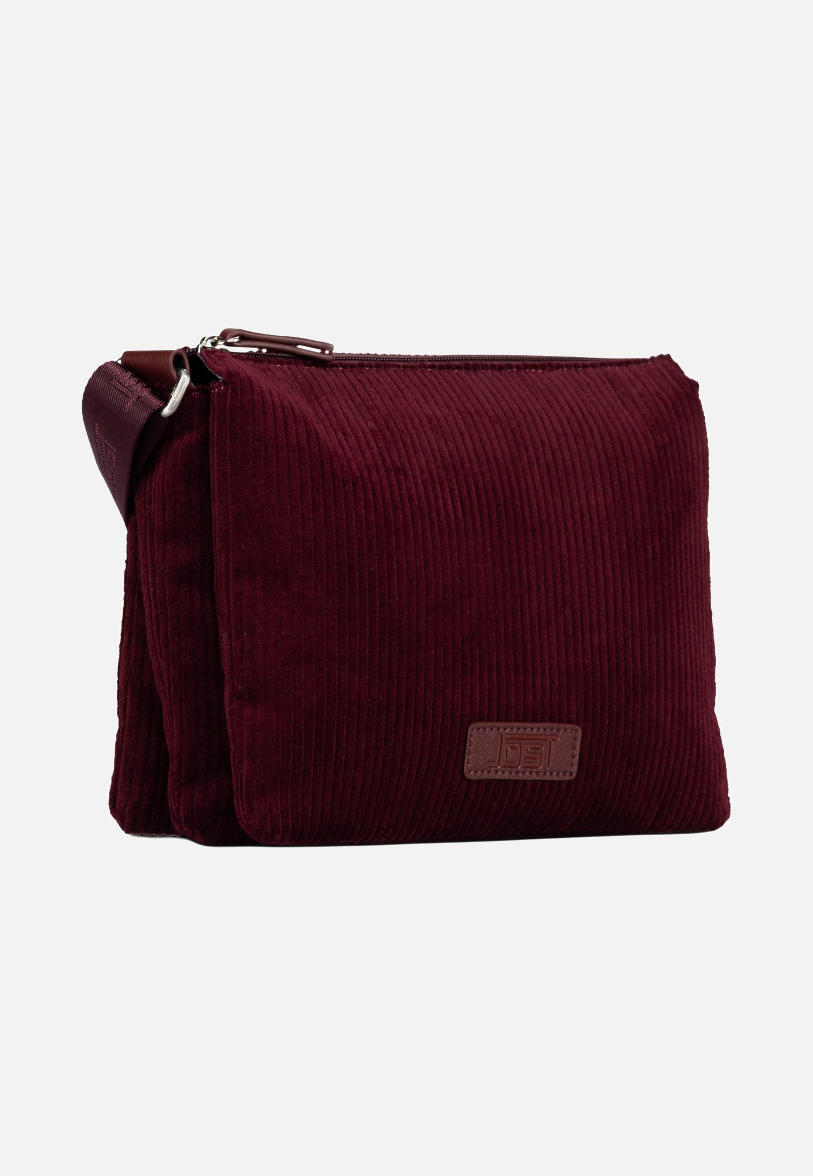 Jost Cord 3161 Burgundy Crossbody Bag
