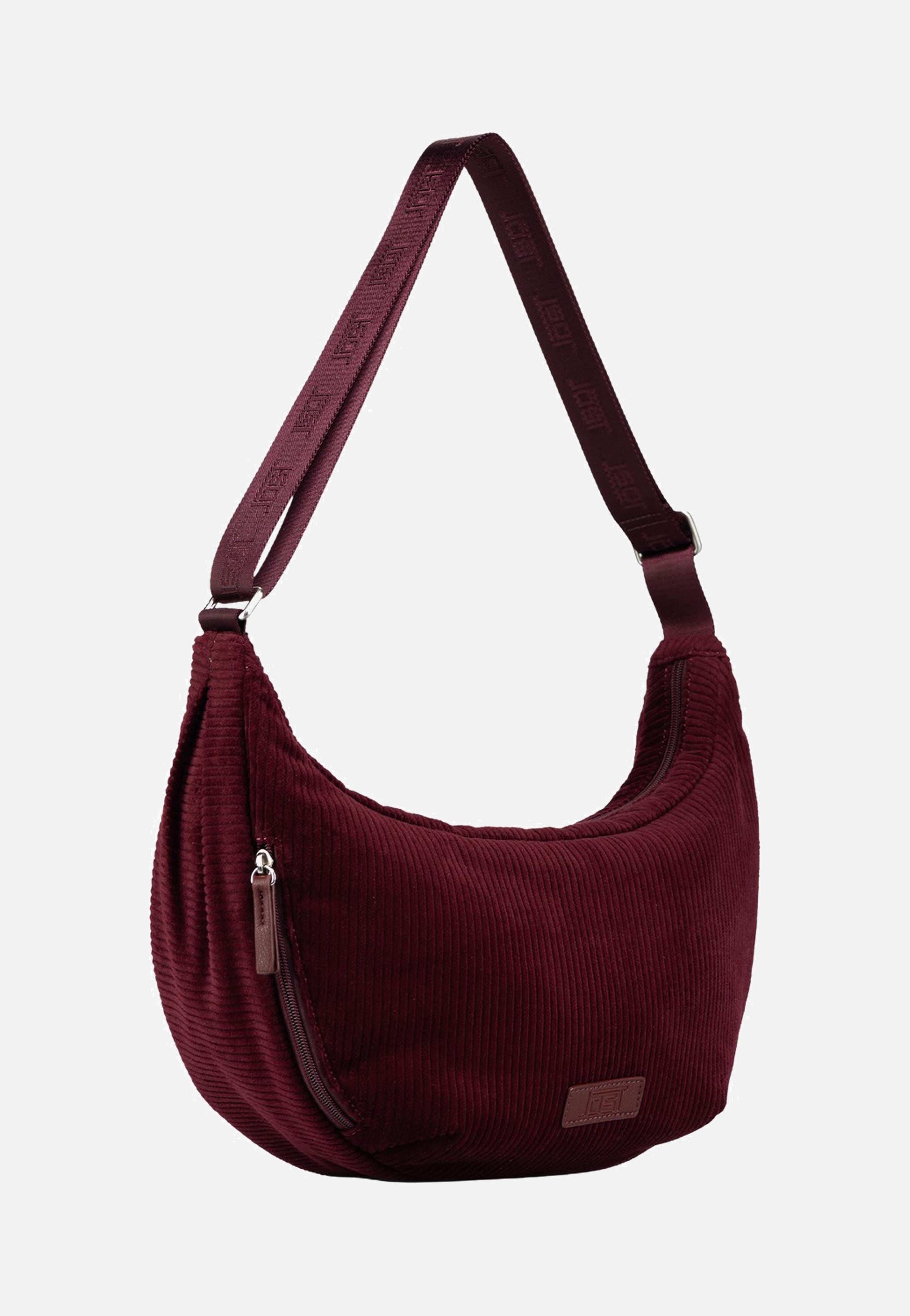 Jost Cord 3165 Burgundy Hobo Bag