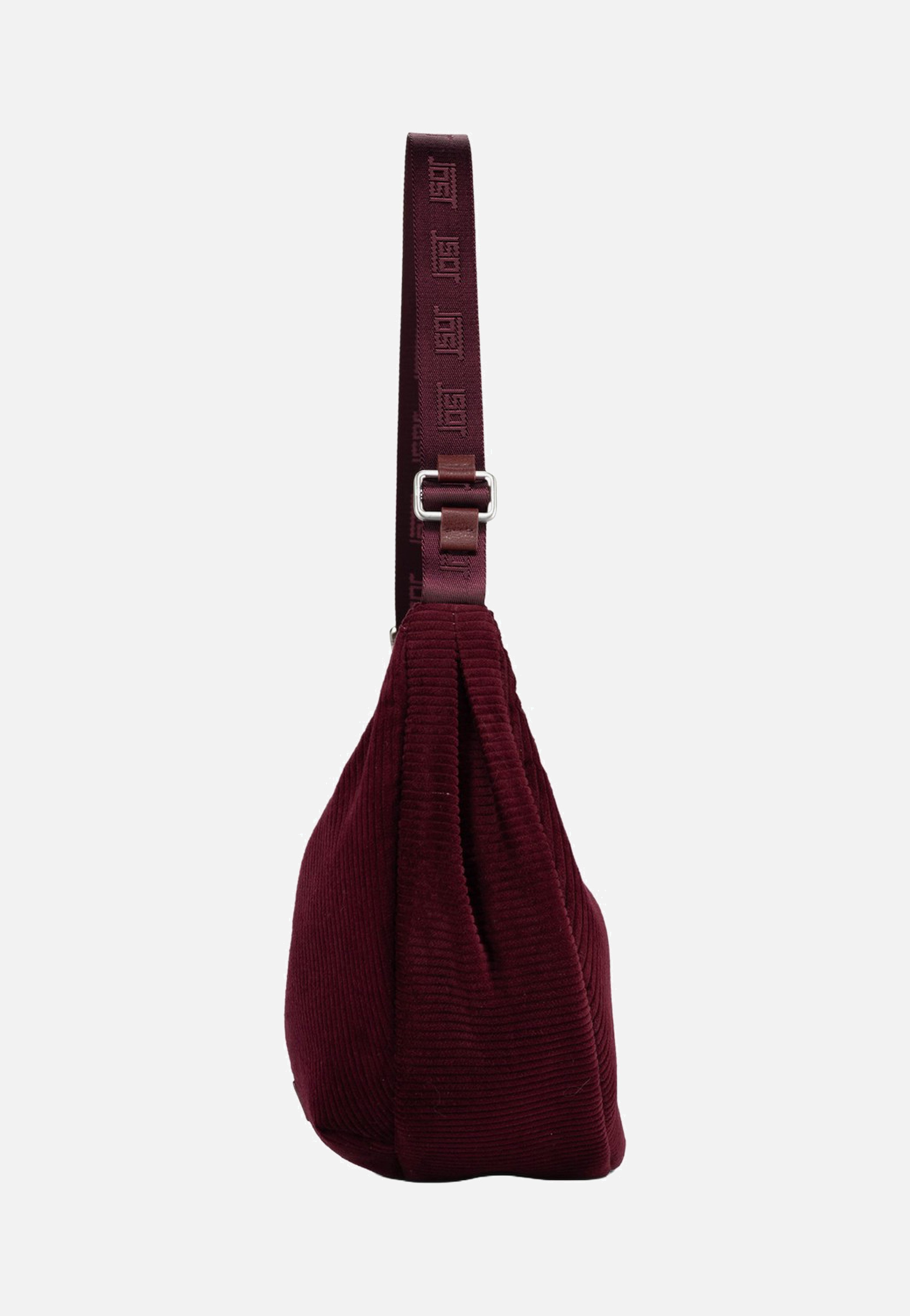 Jost Cord 3165 Burgundy Hobo Bag