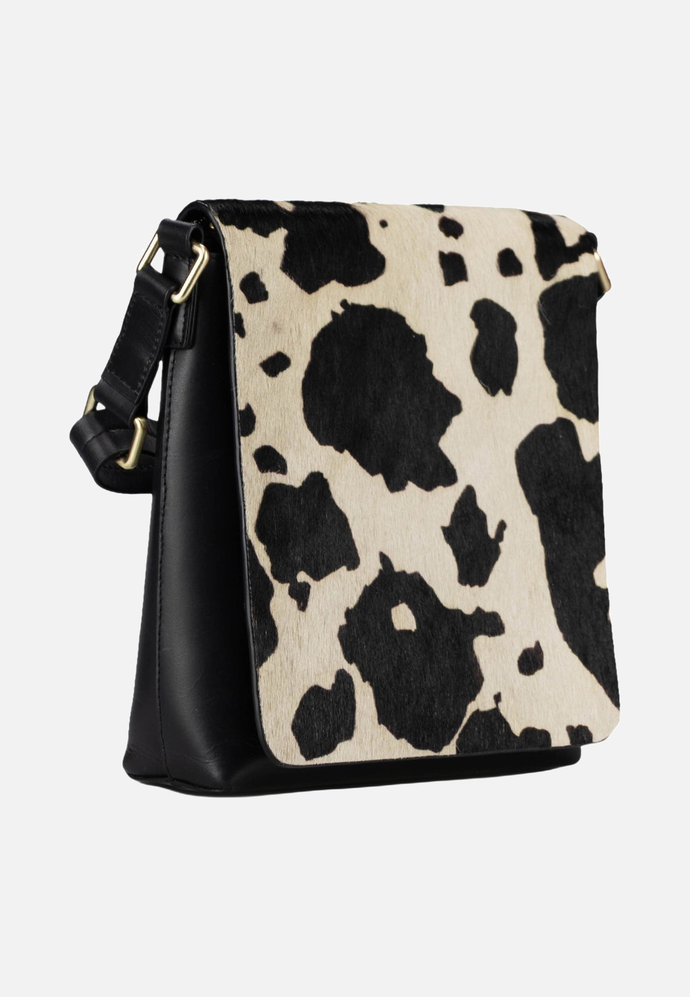 Jost - Furry Cow Shoulder Bag S 3124 Black - Shoulder Bag | Neutral-Image