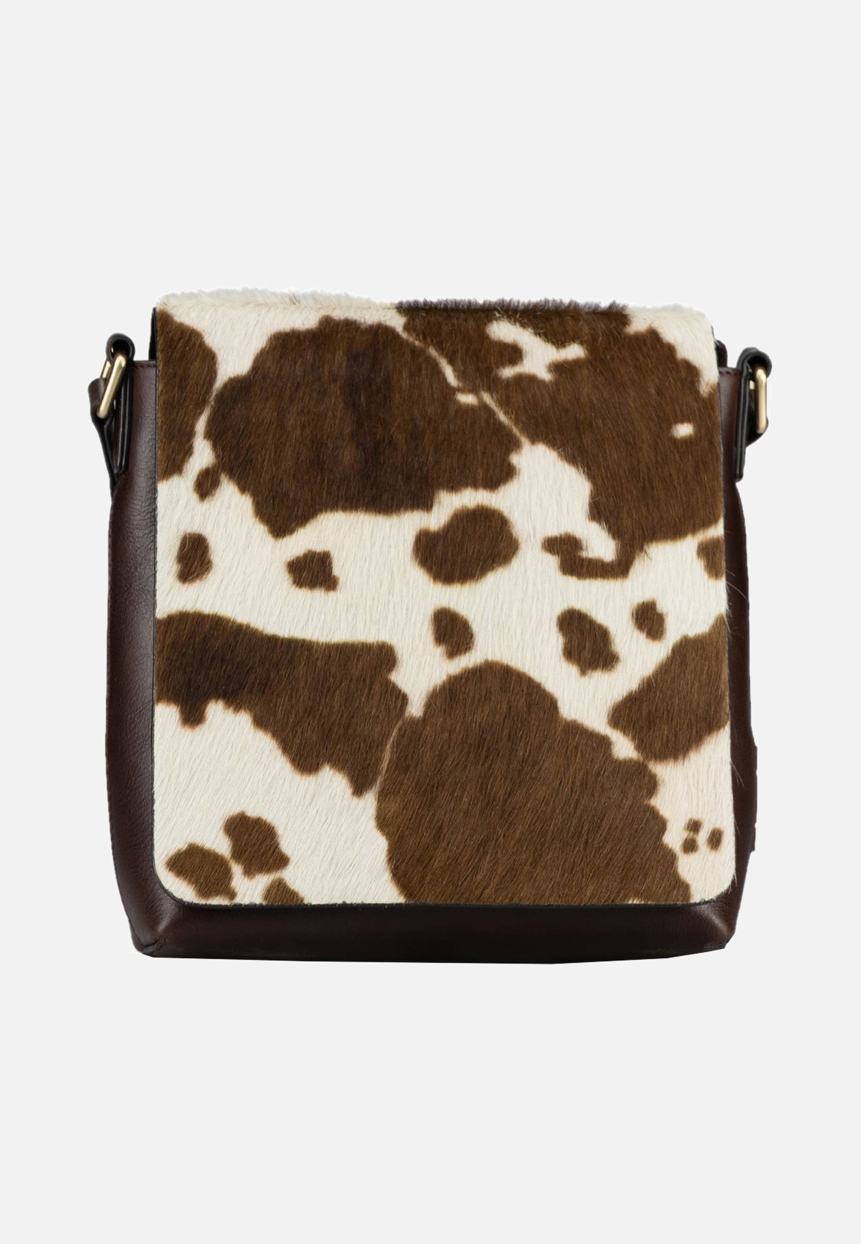 Jost Furry Cow Shoulder Bag S 3124 Brown Schultertasche
