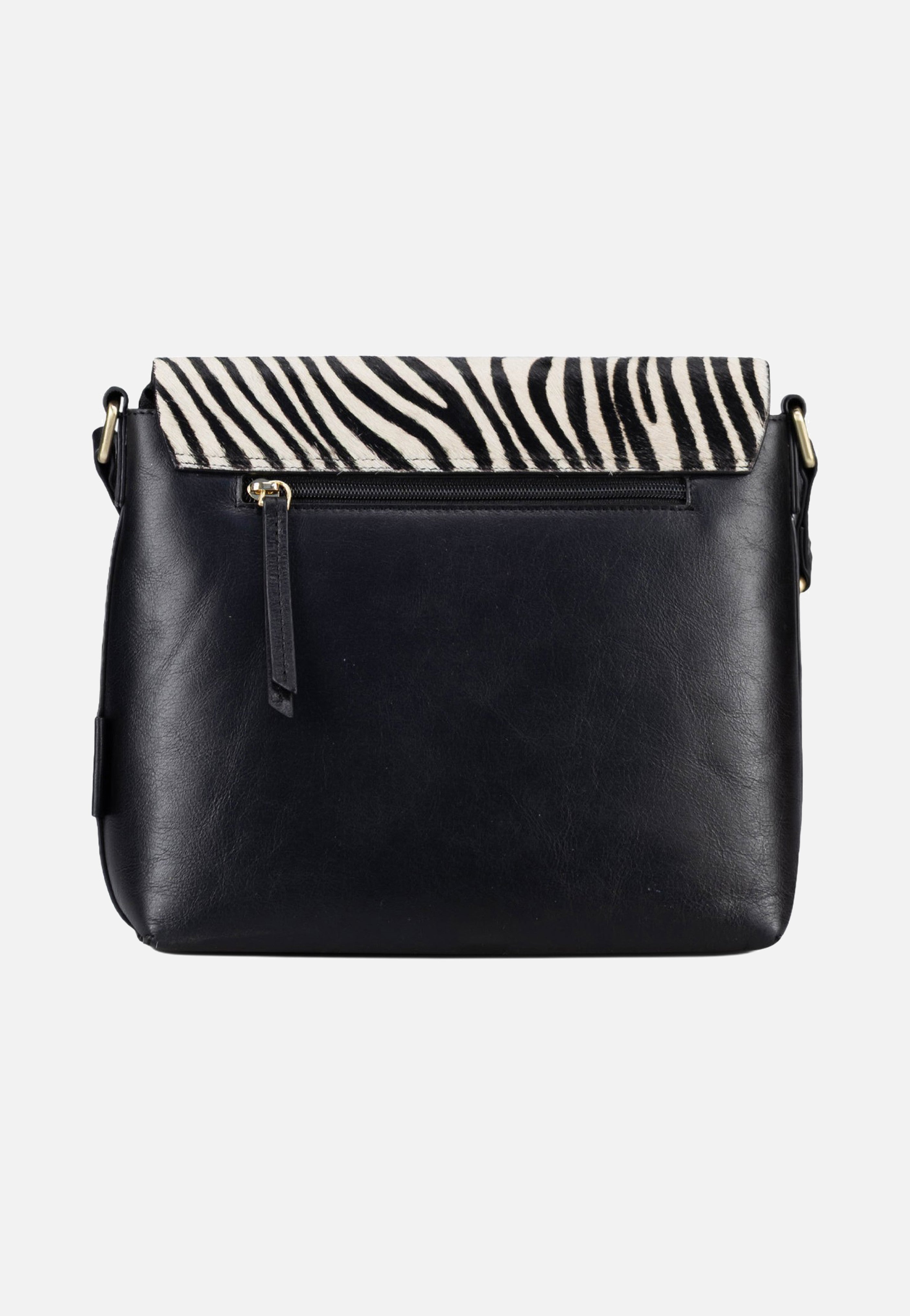 Jost Furry Zebra Shoulder Bag M 3115 Zebra Umhängetasche