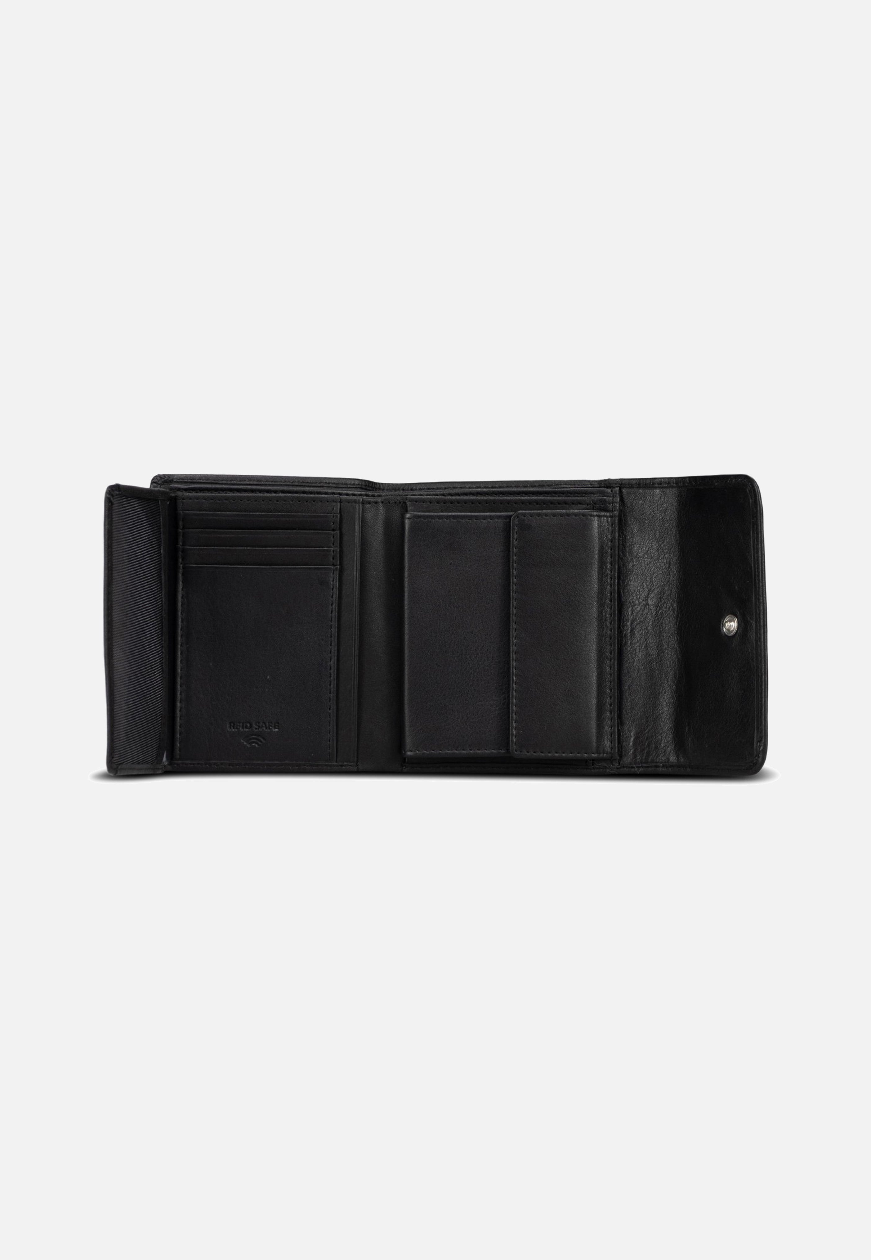 Jost Odense 6333 Medium Black Portemonnaie