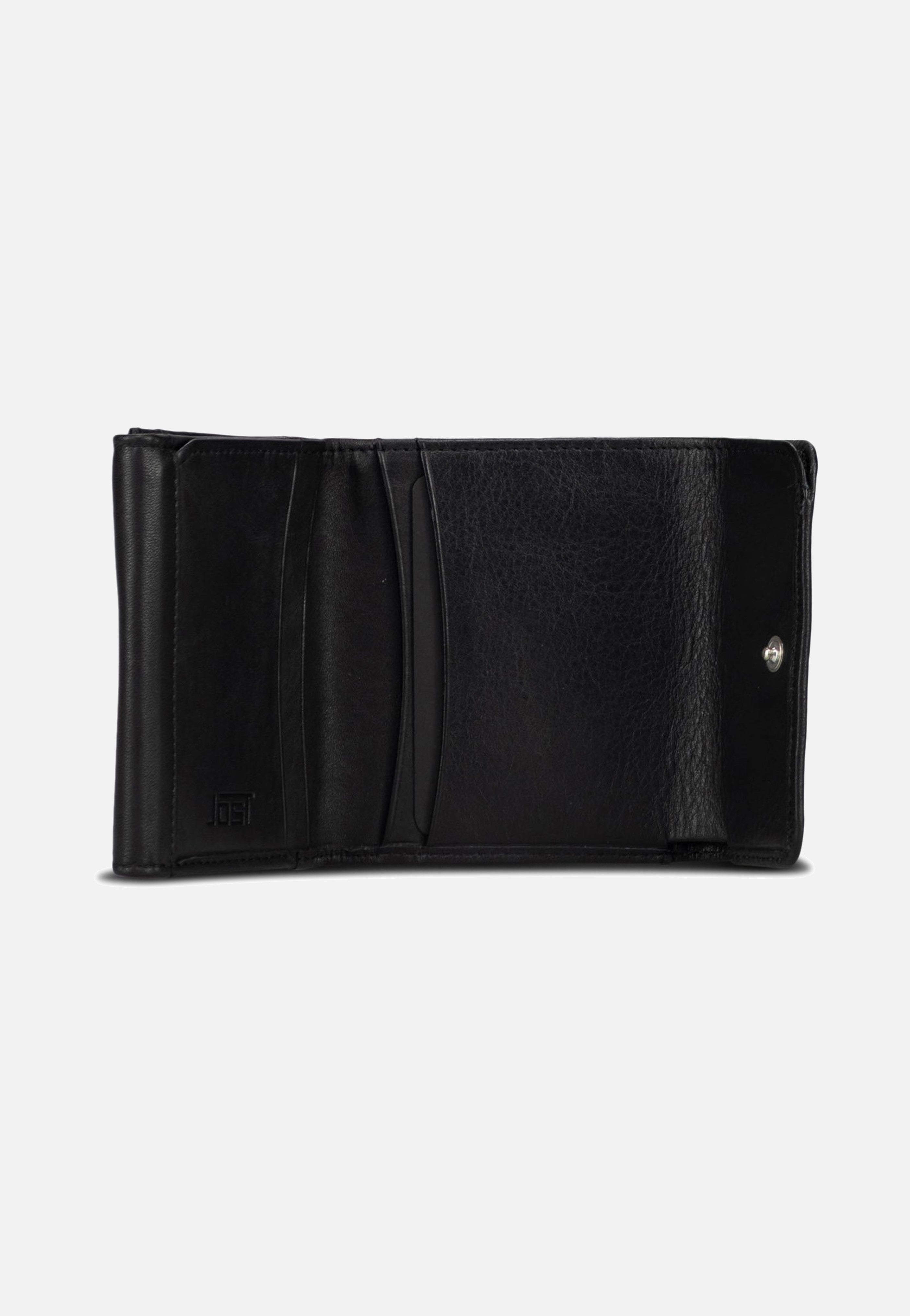 Jost Odense Mini 6344 Black Portemonnaie
