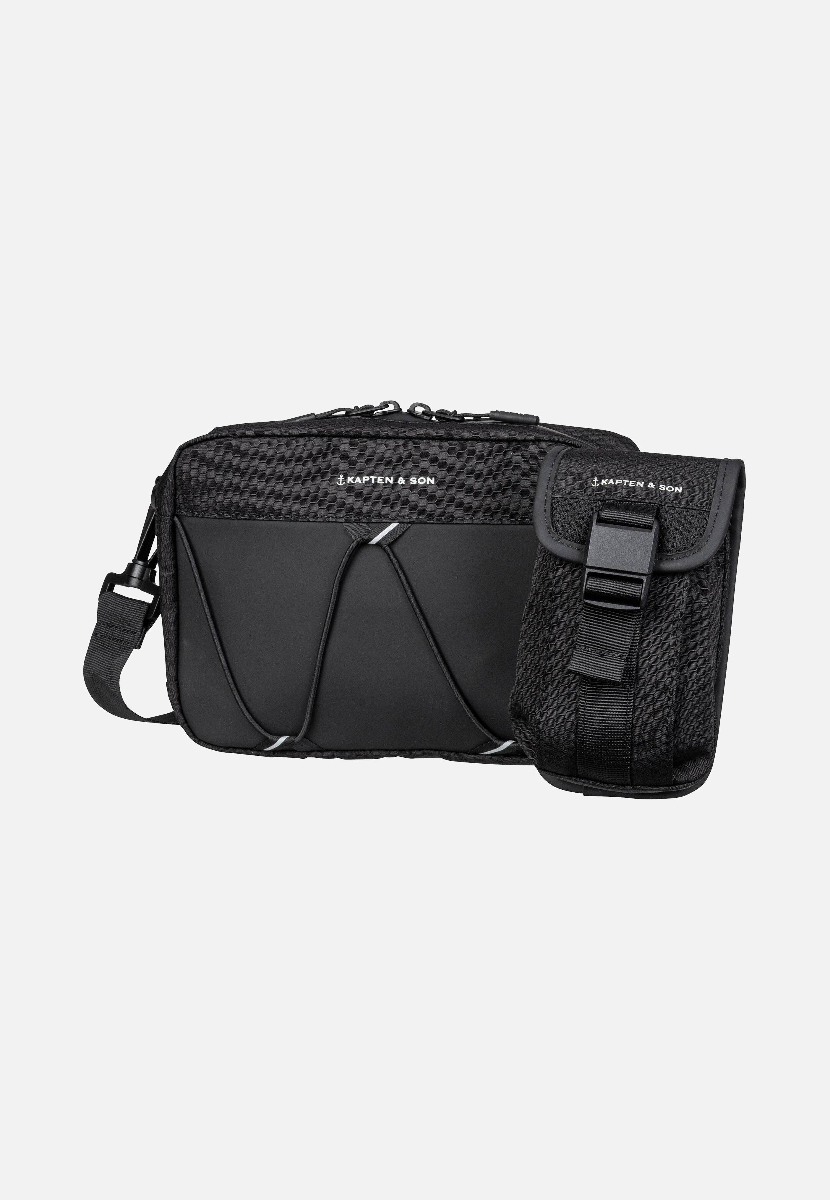 Kapten & Son - Banff Chestbag All Black - Crossbody Bag | Neutral-Image