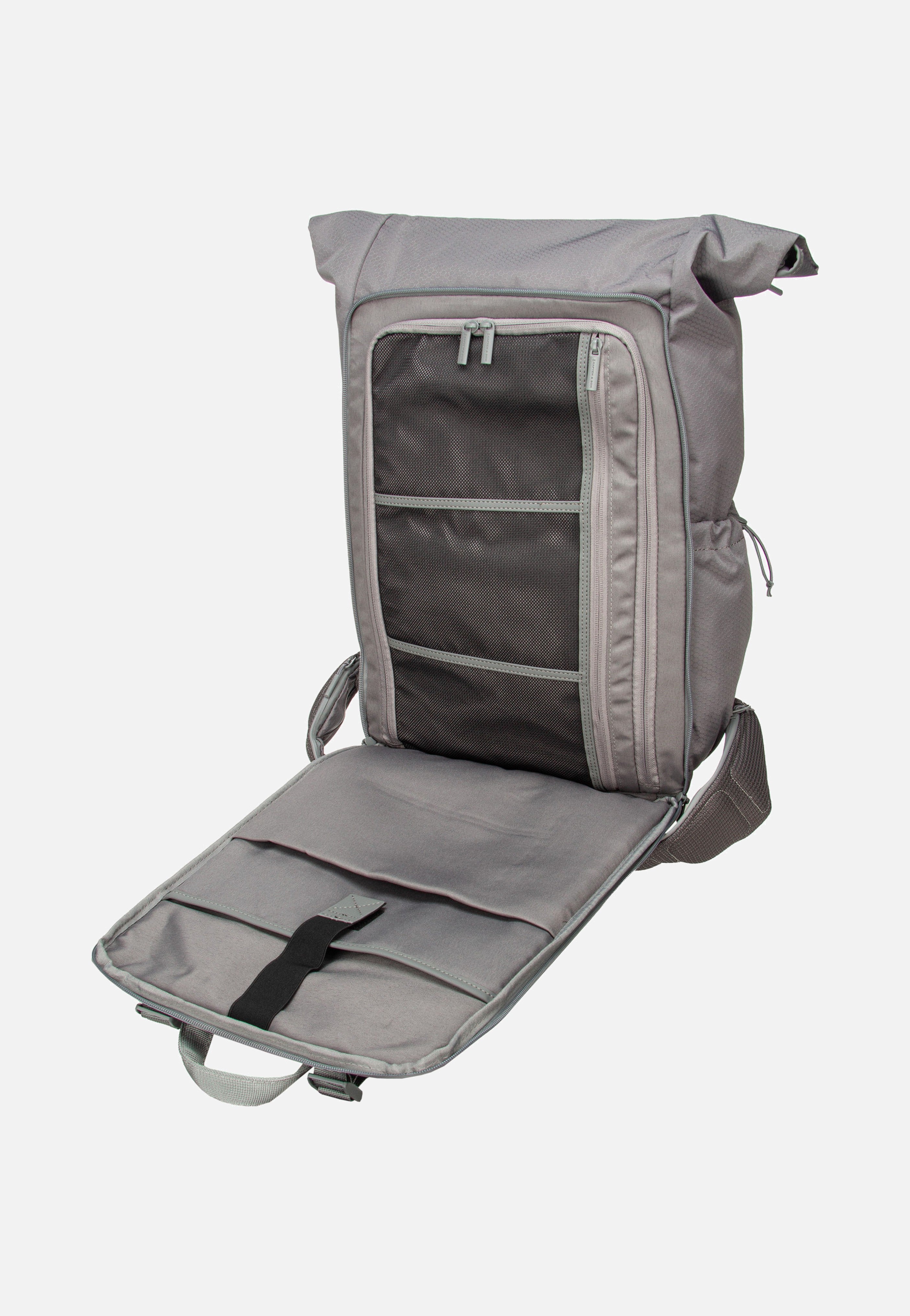 Kapten & Son - Banff Stone Grey - Rolltop Backpack | Neutral-Image