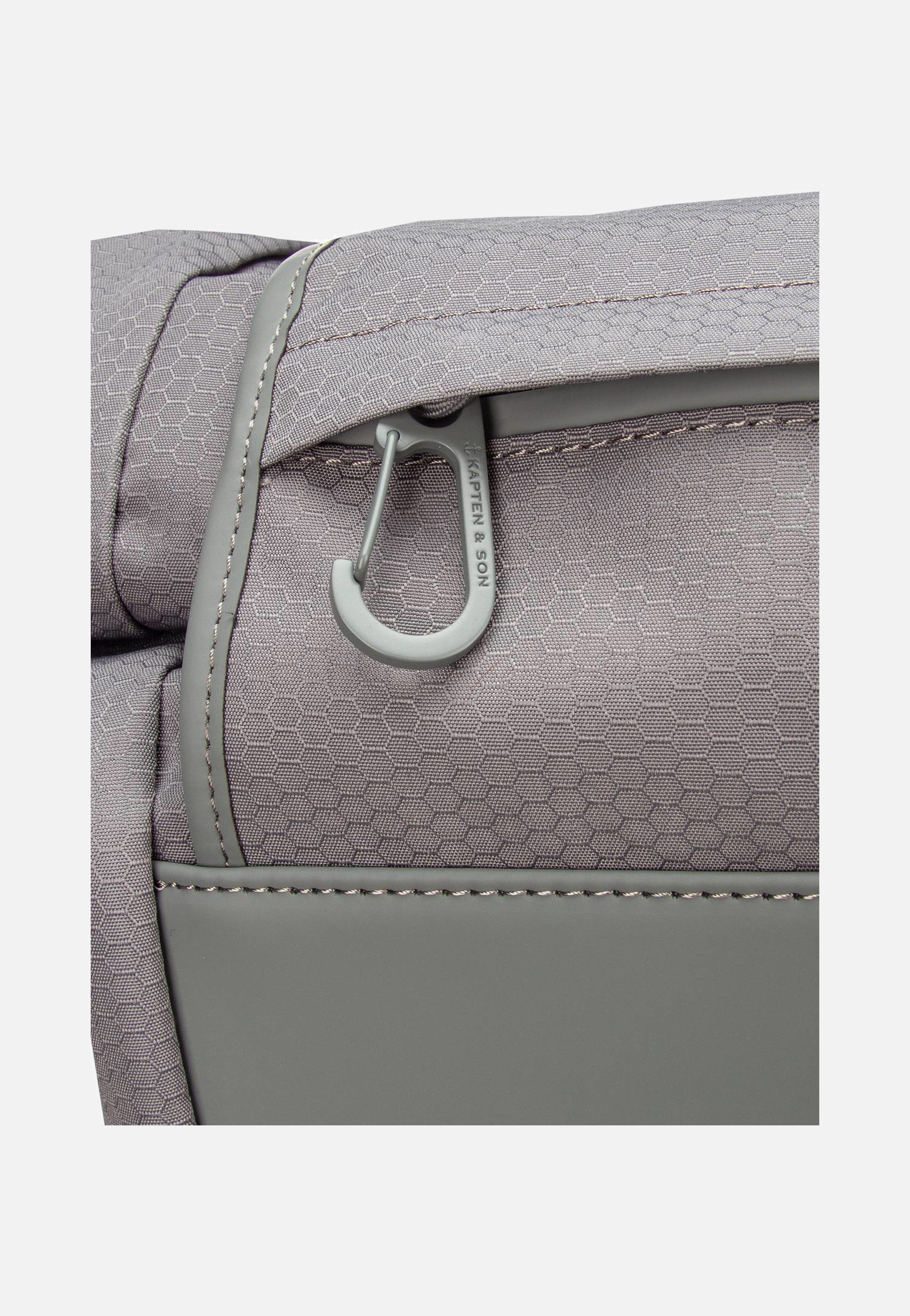 Kapten & Son - Banff Stone Grey - Rolltop Backpack | Neutral-Image