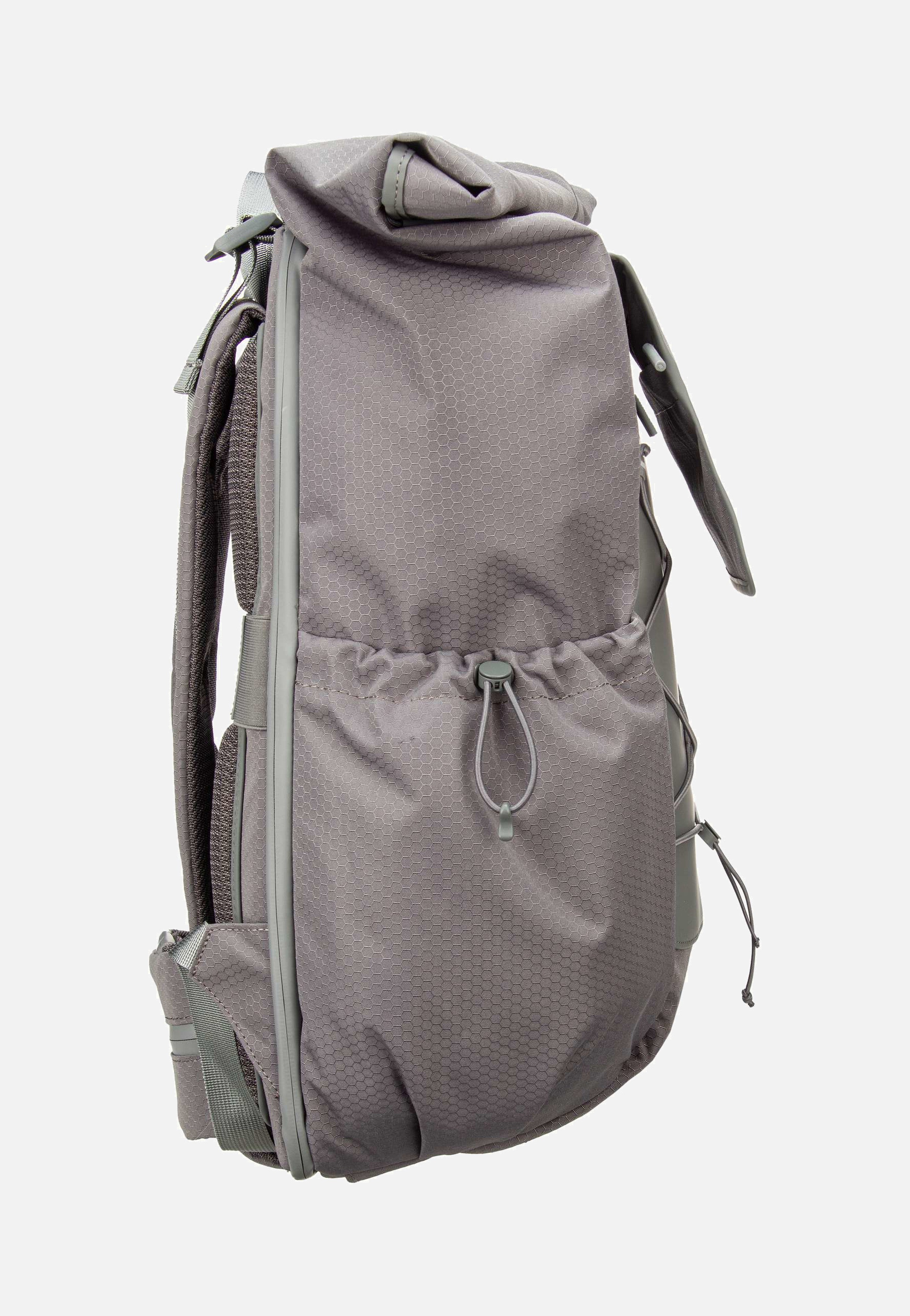 Kapten & Son - Banff Stone Grey - Rolltop Backpack | Neutral-Image