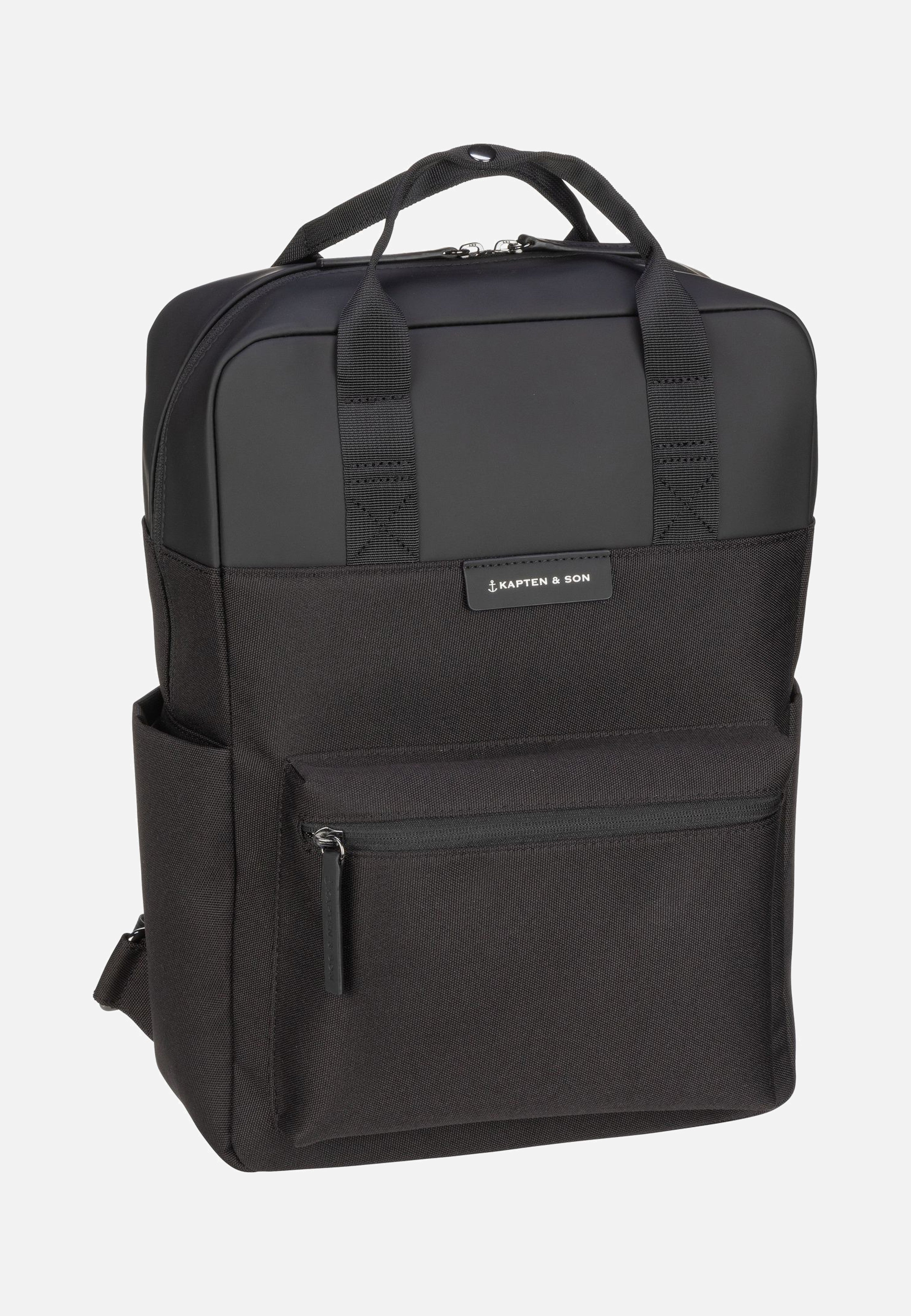 Kapten & Son - Bergen All Black - Backpack | Neutral-Image