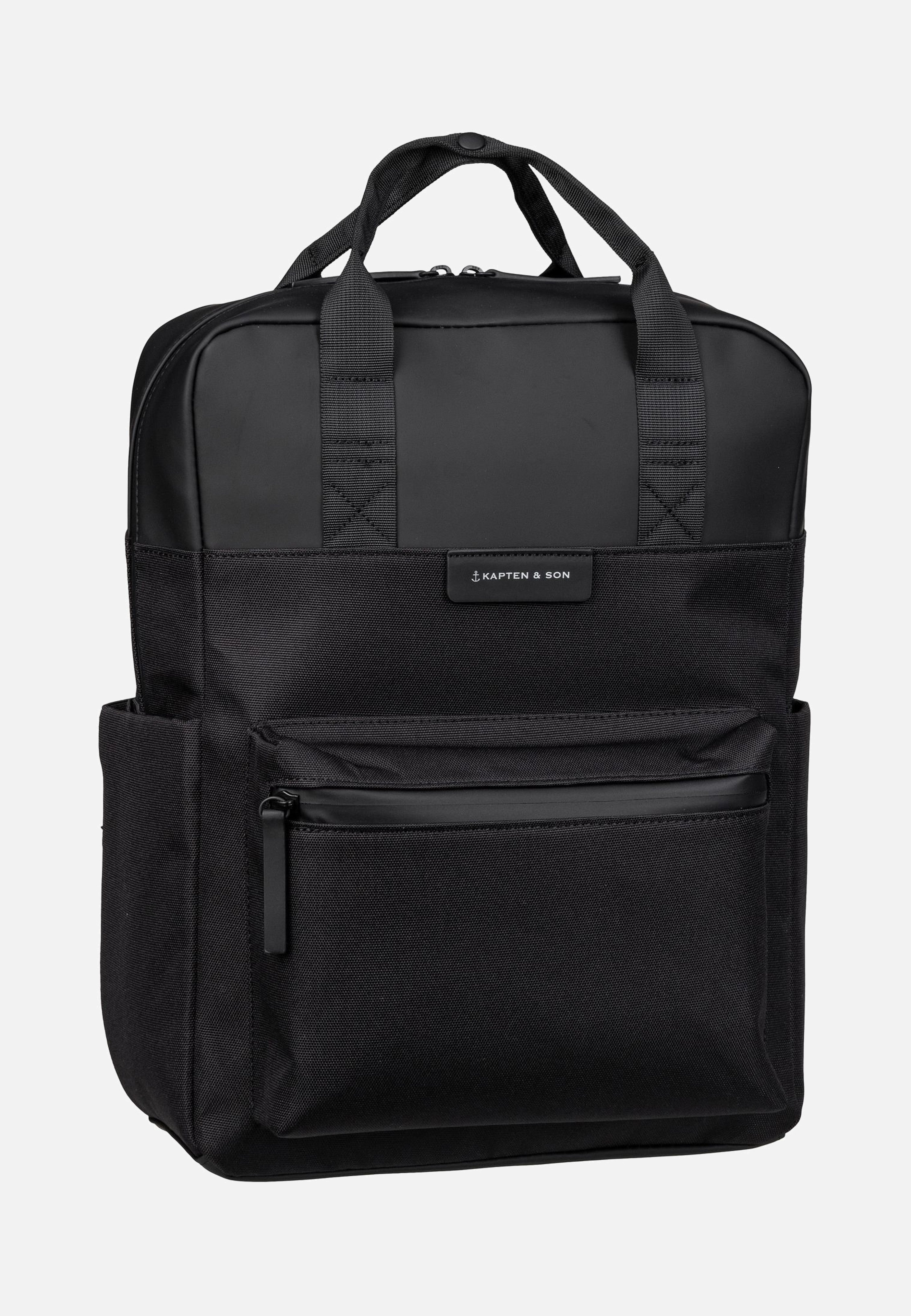 Kapten & Son - Bergen Pro Diaper BP All Black - Backpack | Neutral-Image