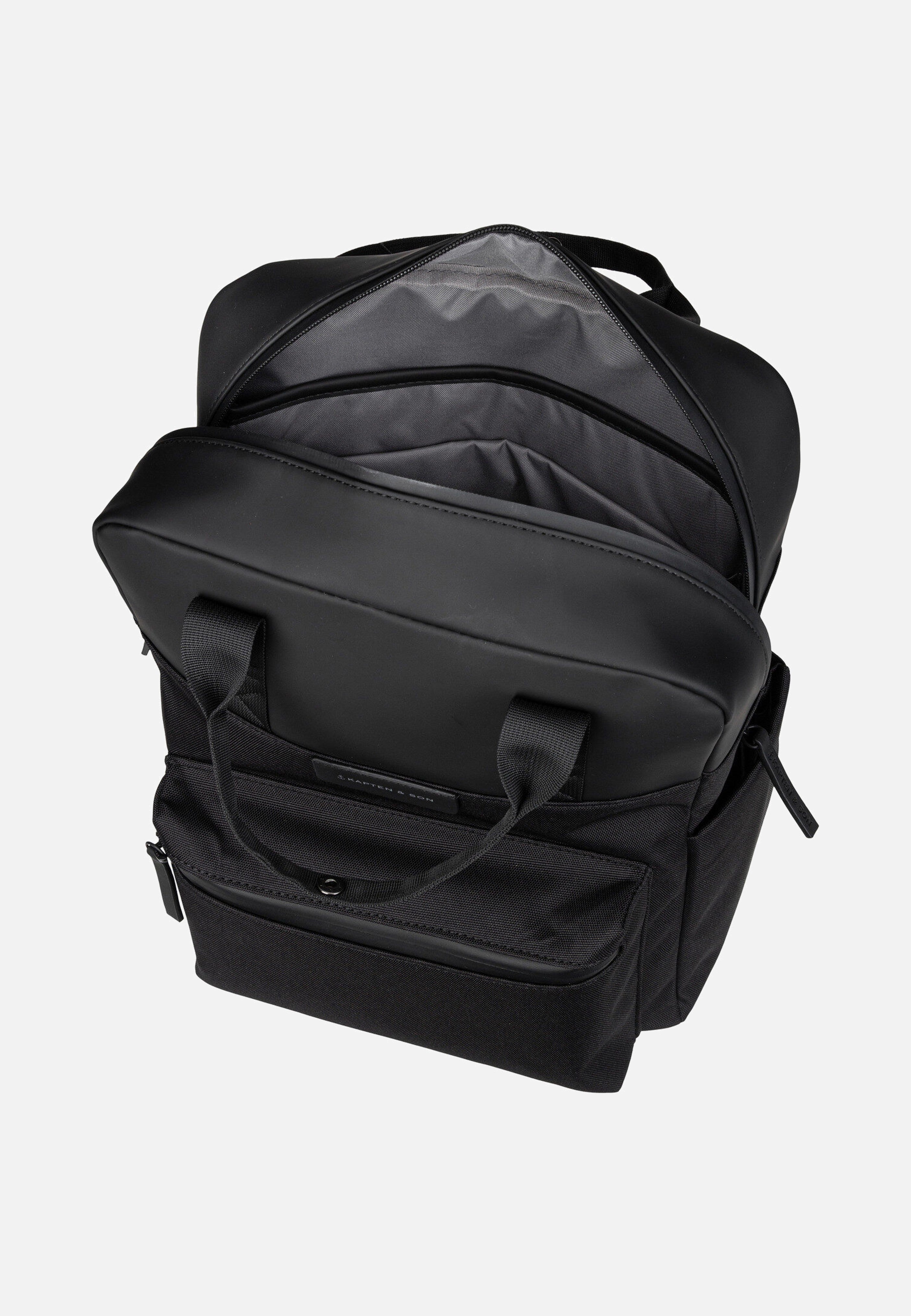 Kapten & Son - Bergen Pro Diaper BP All Black - Backpack | Neutral-Image