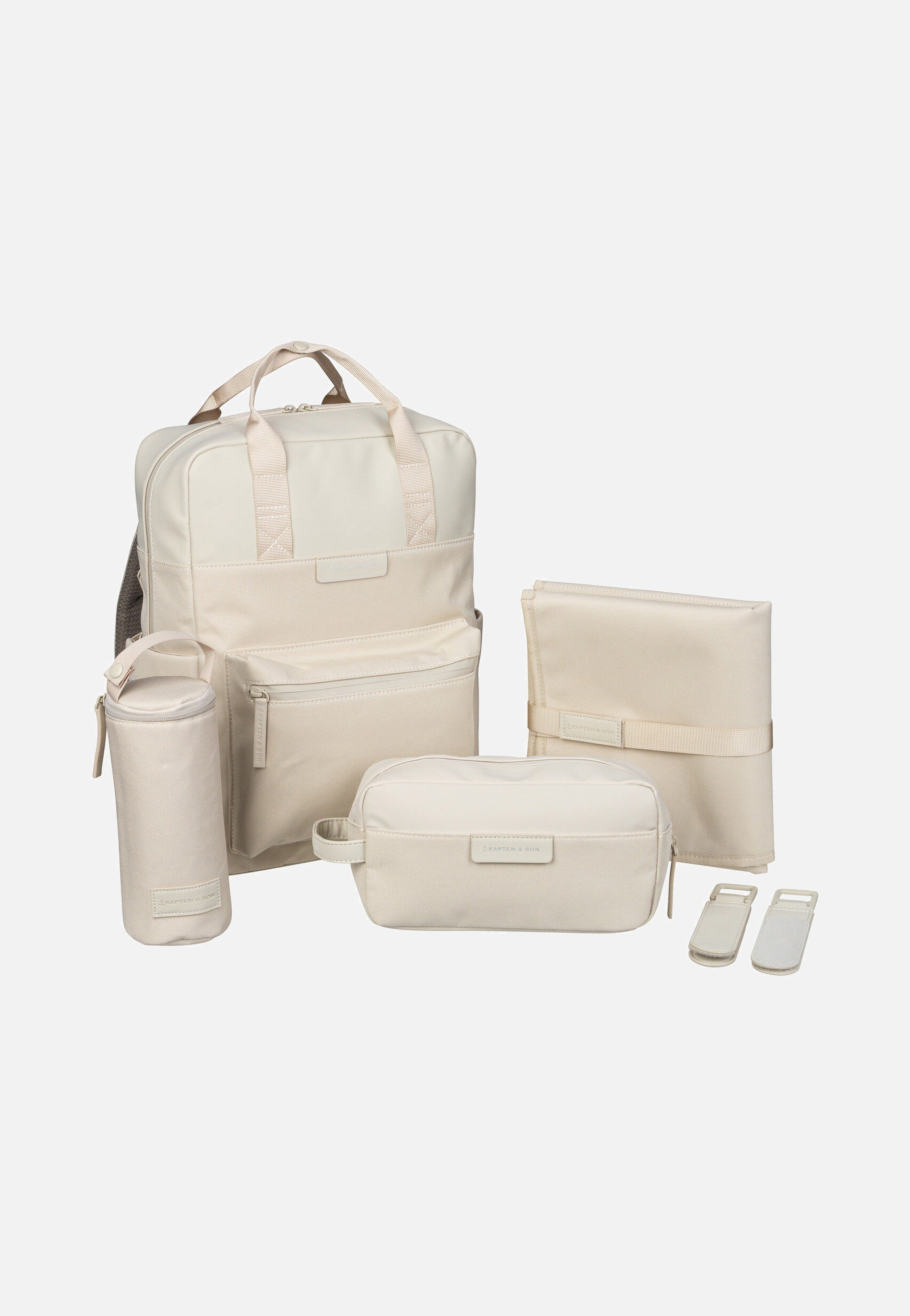 Kapten & Son - Bergen Pro Diaper BP Sandstone - Backpack | Neutral-Image