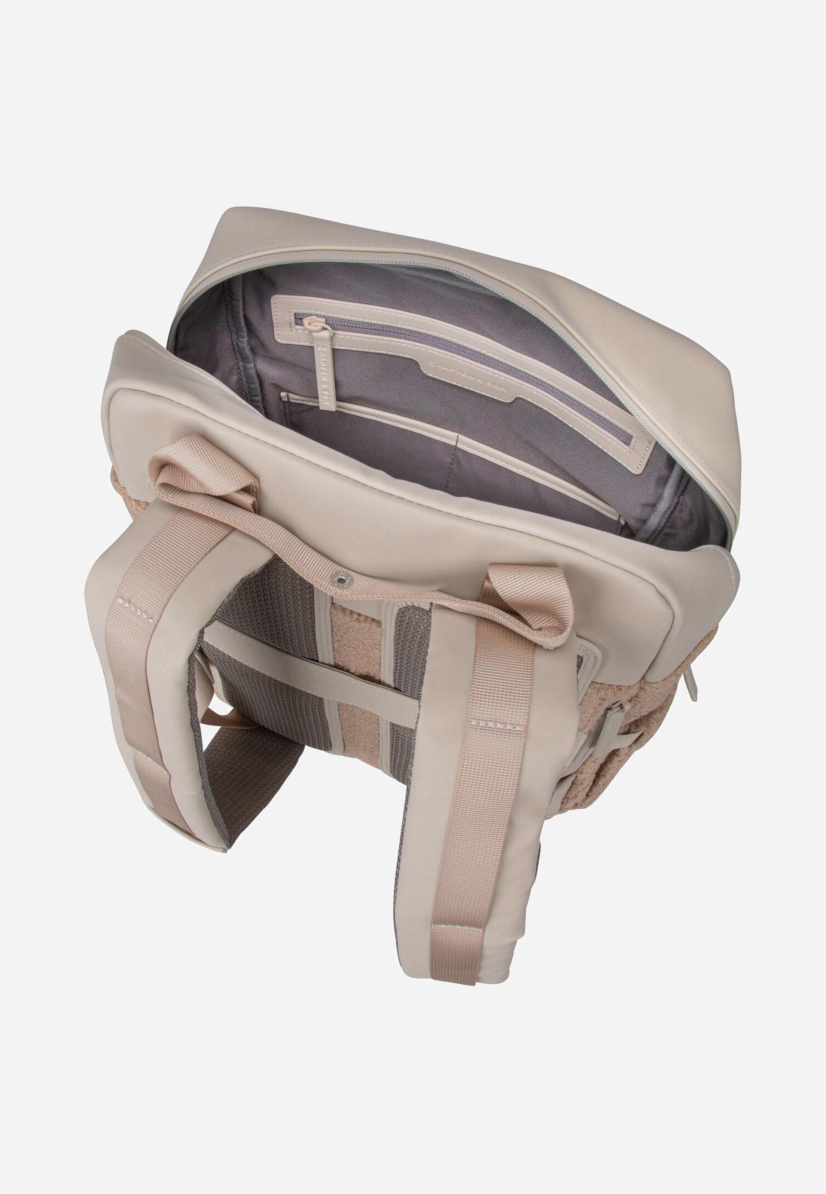 Kapten & Son - Bergen Pro Fleece Sandstone - Backpack | Neutral-Image