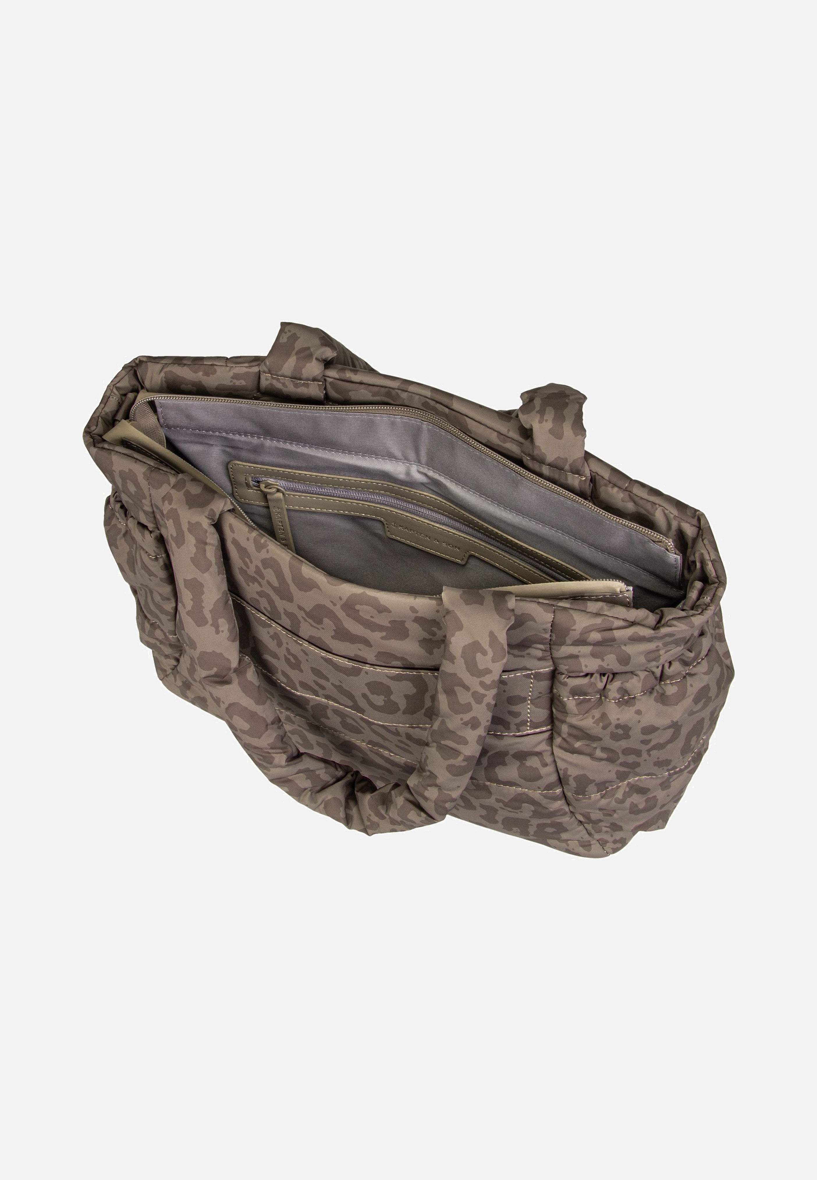 Kapten & Son - Hellvi Cloud Medium Leo Leo Dark Brown - Shopper | Neutral-Image