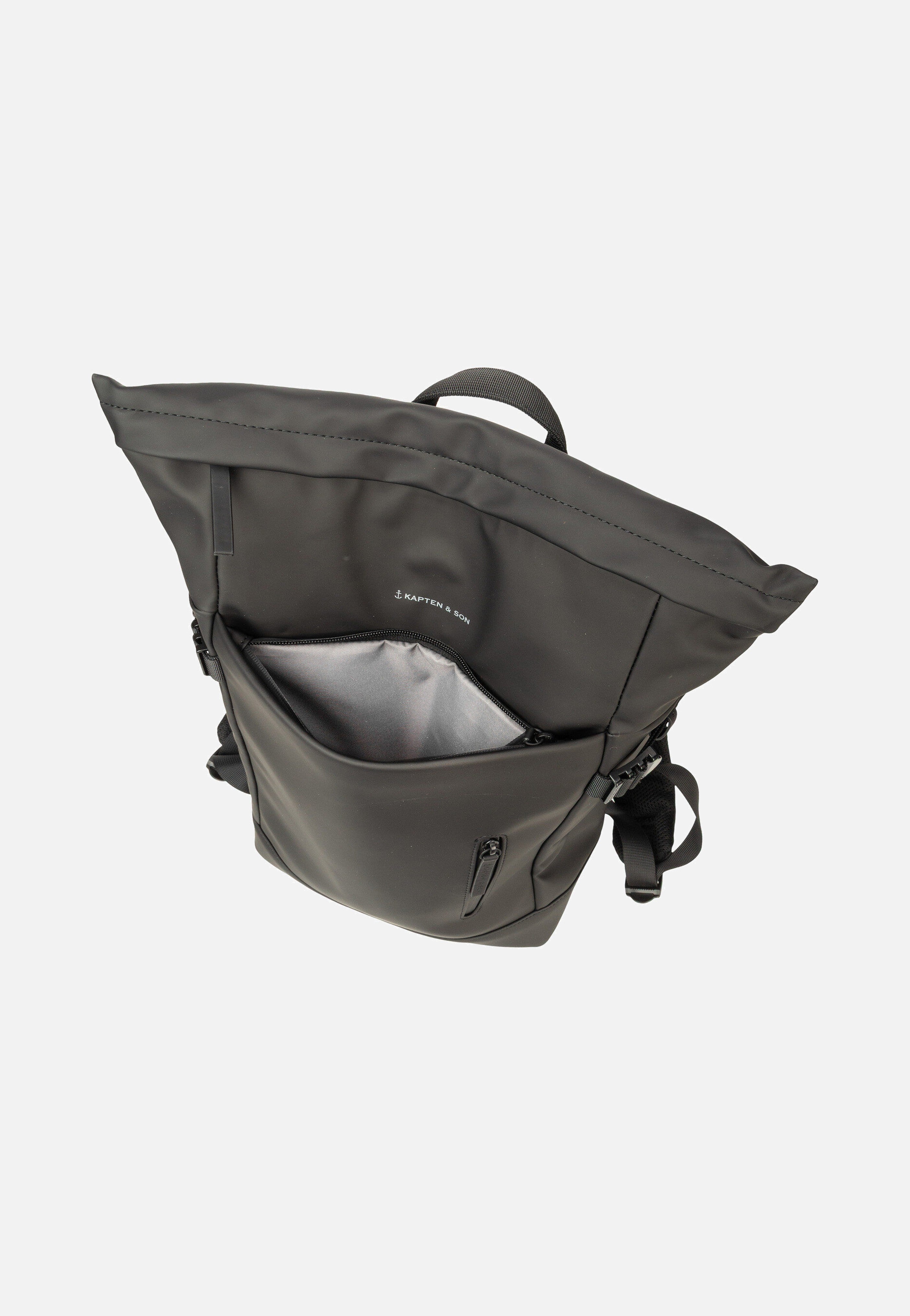 Kapten & Son - Helsinki All Black - Backpack | Neutral-Image