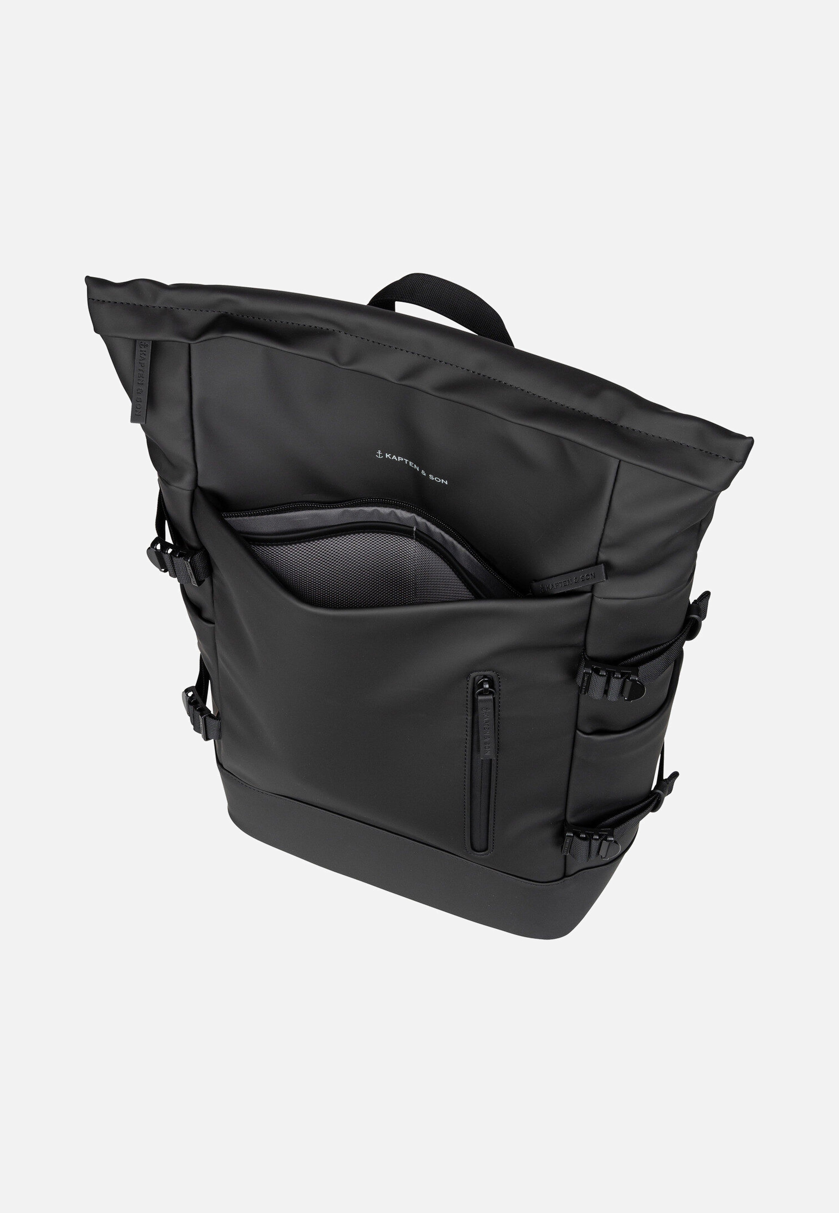 Kapten & Son - Helsinki Pro All Black - Backpack | Neutral-Image