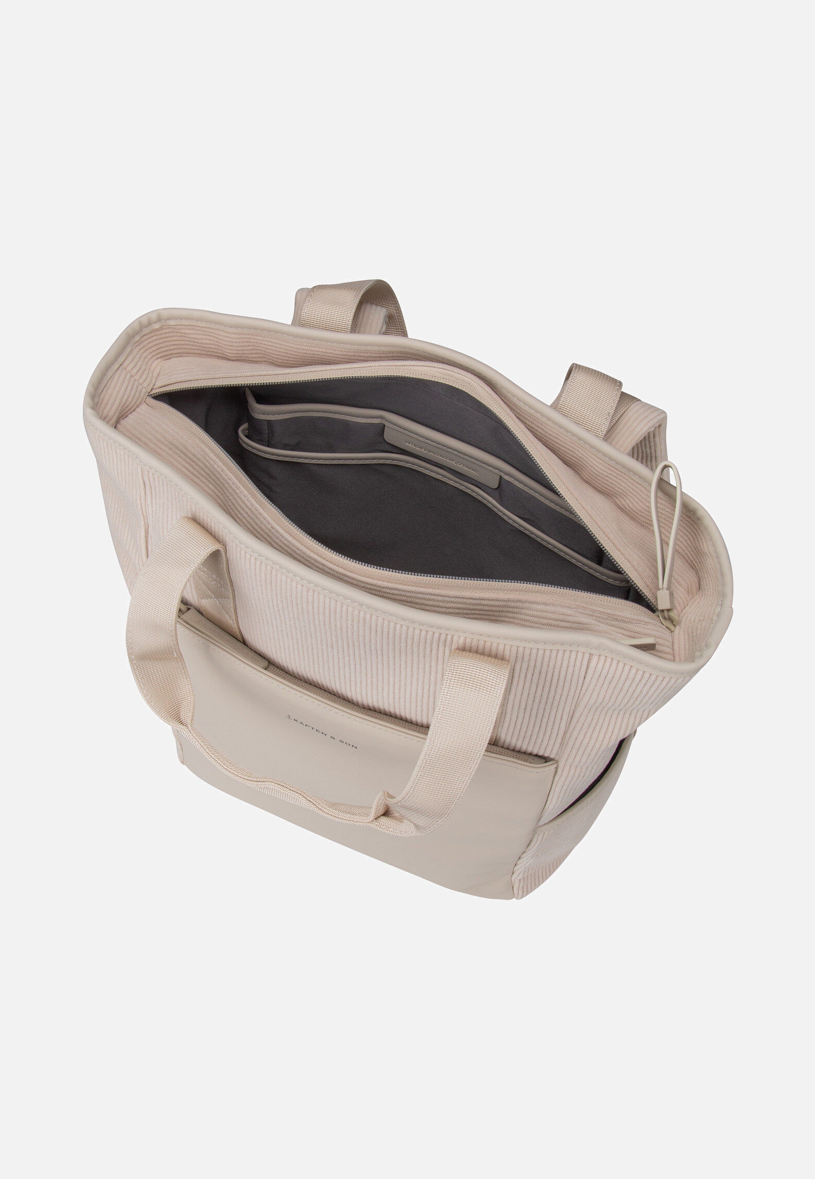 Kapten & Son - Lindby Cord Sandstone - Backpack | Neutral-Image