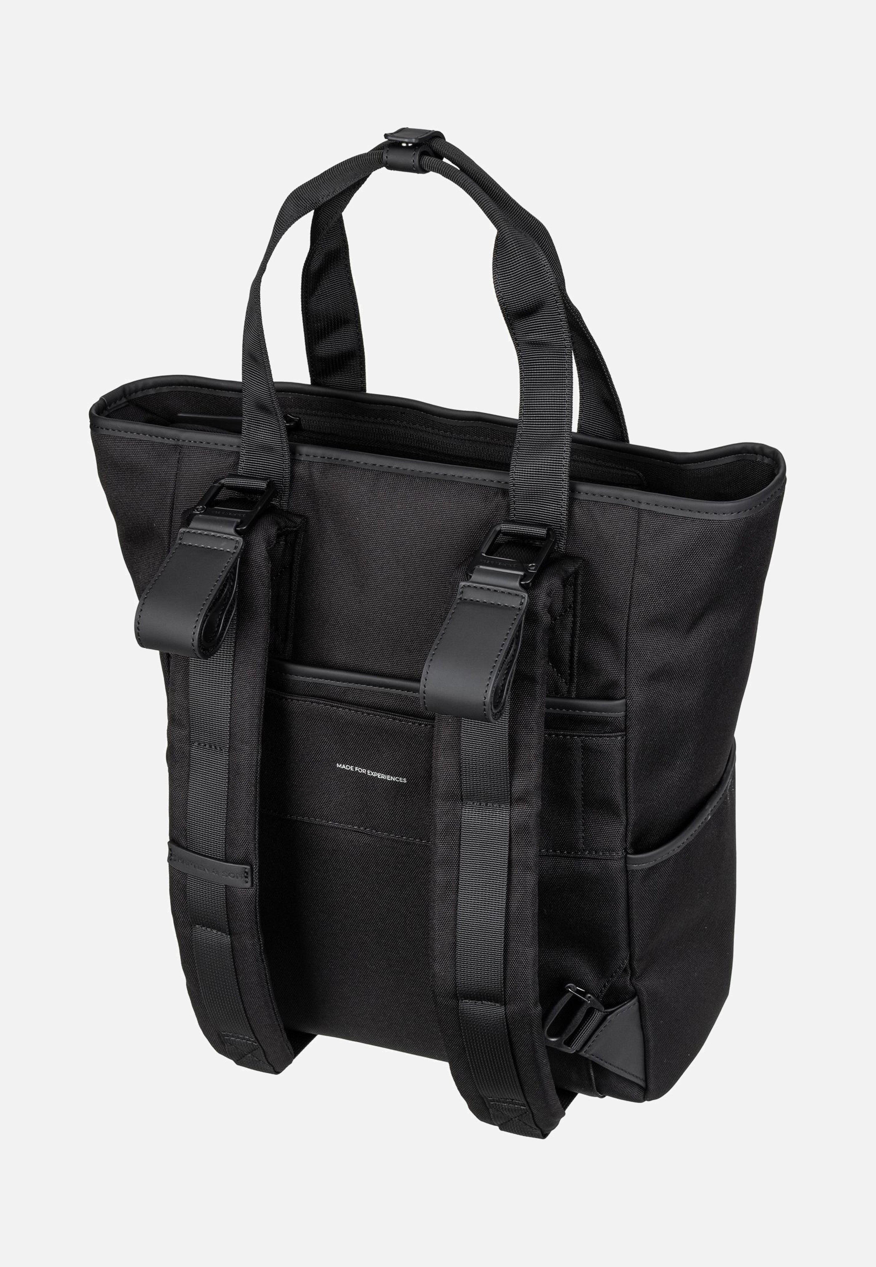 Kapten & Son - Lindby Diaper BP All Black - Backpack | Neutral-Image