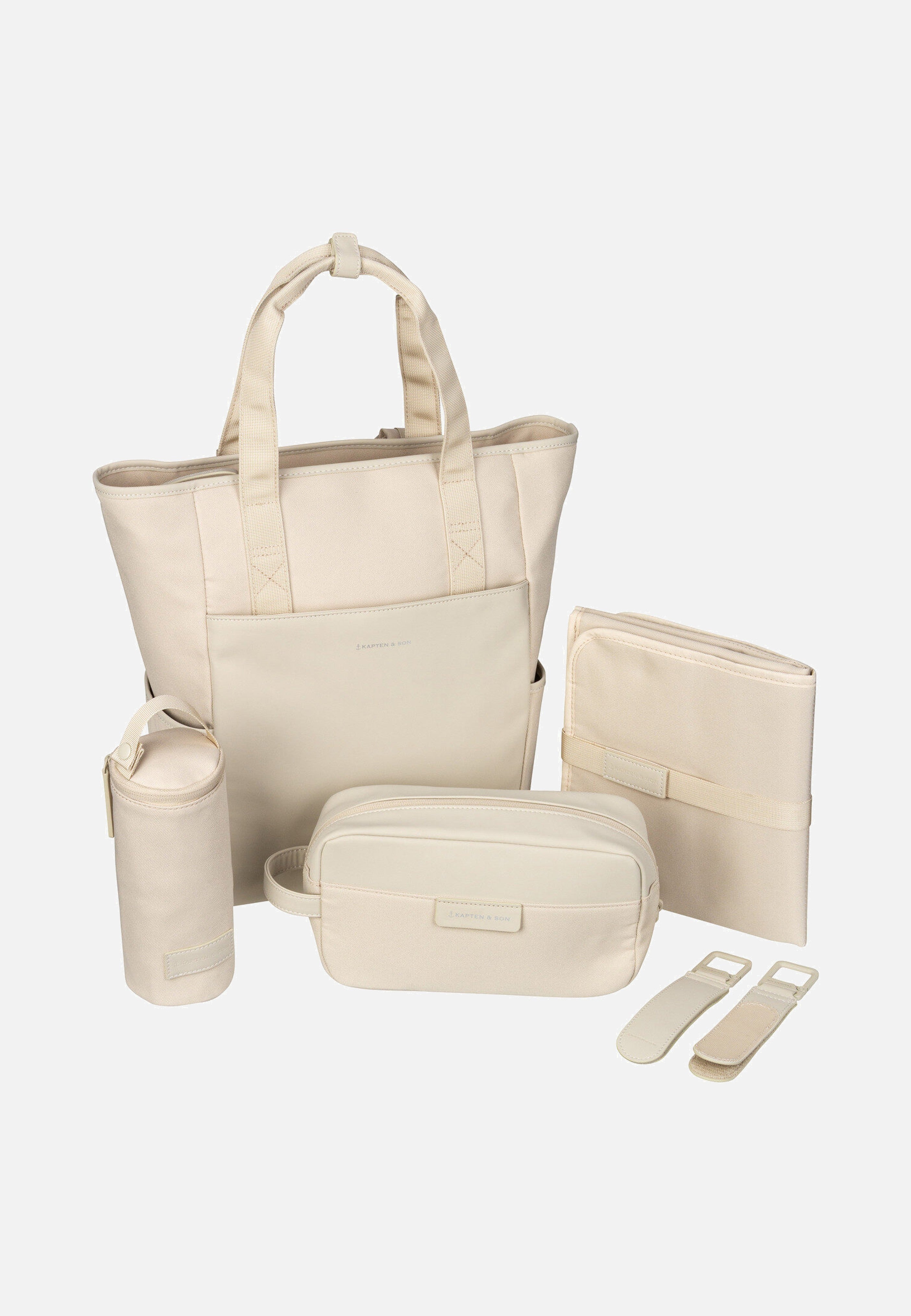 Kapten & Son - Lindby Diaper BP Sandstone - Backpack | Neutral-Image