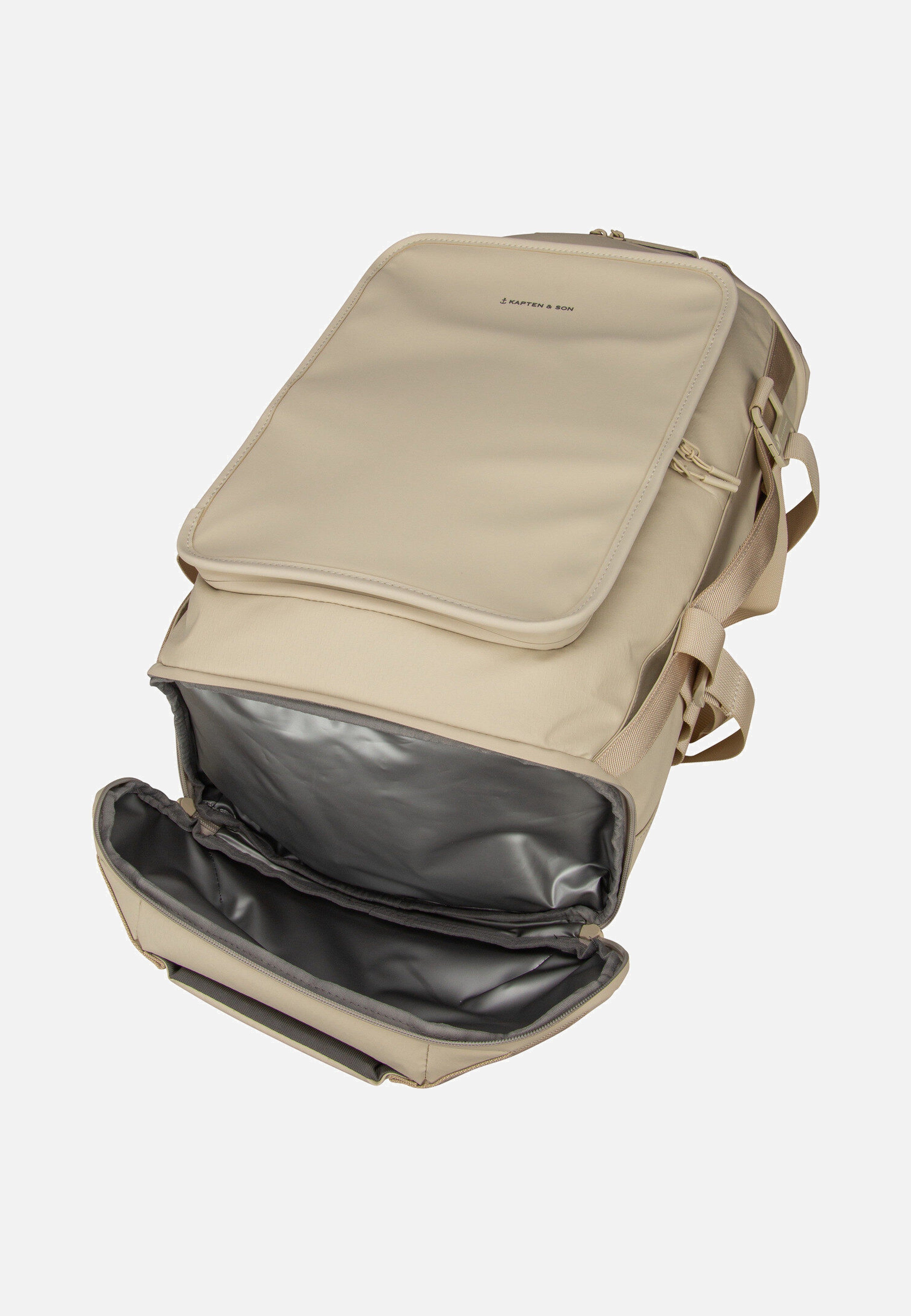 Kapten & Son - Lisbon Duffle Backpack S Sandstone - Backpack | Neutral-Image