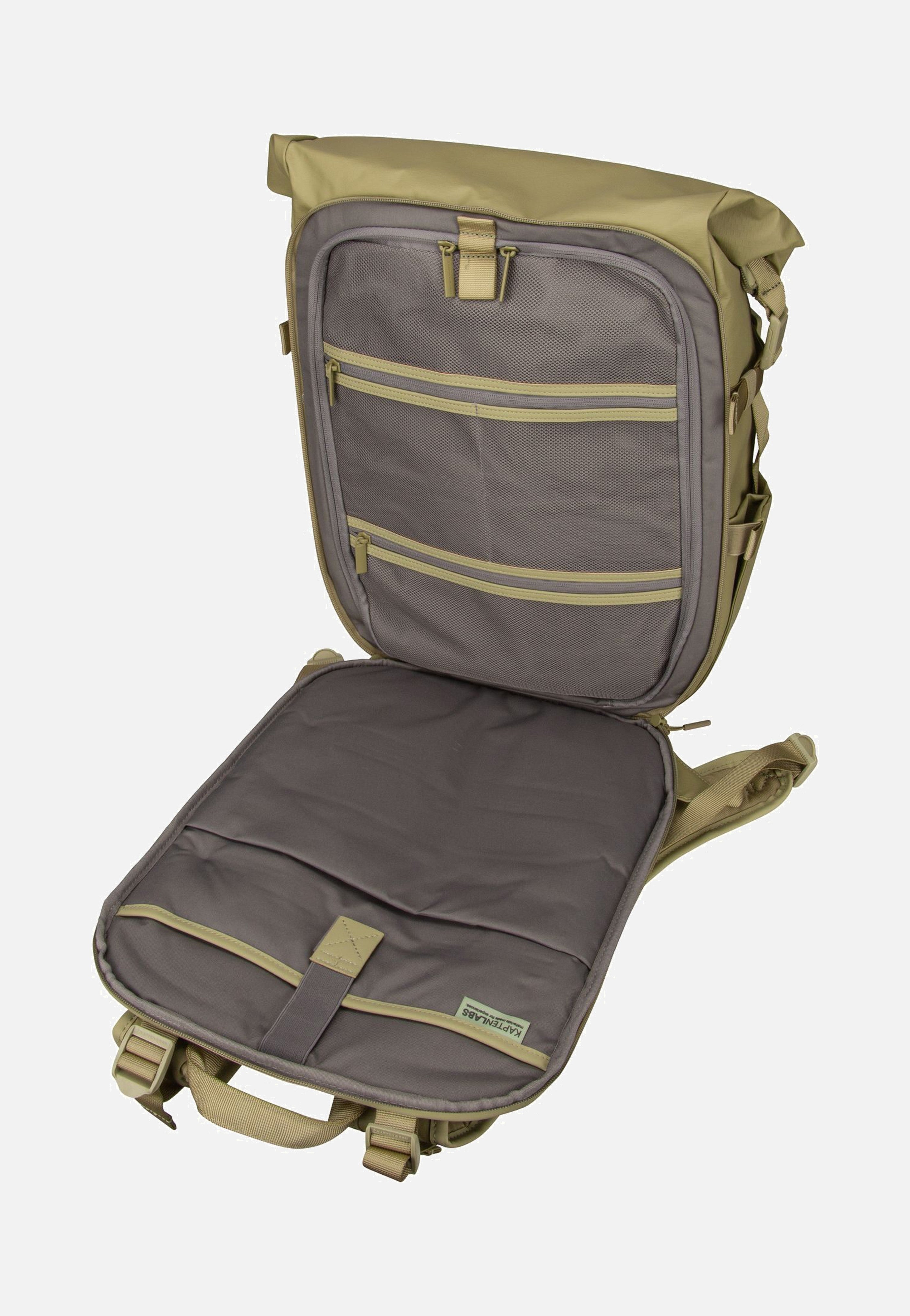 Kapten & Son - Lisbon Pro Rolltop S Dusty Pistachio - Backpack | Neutral-Image