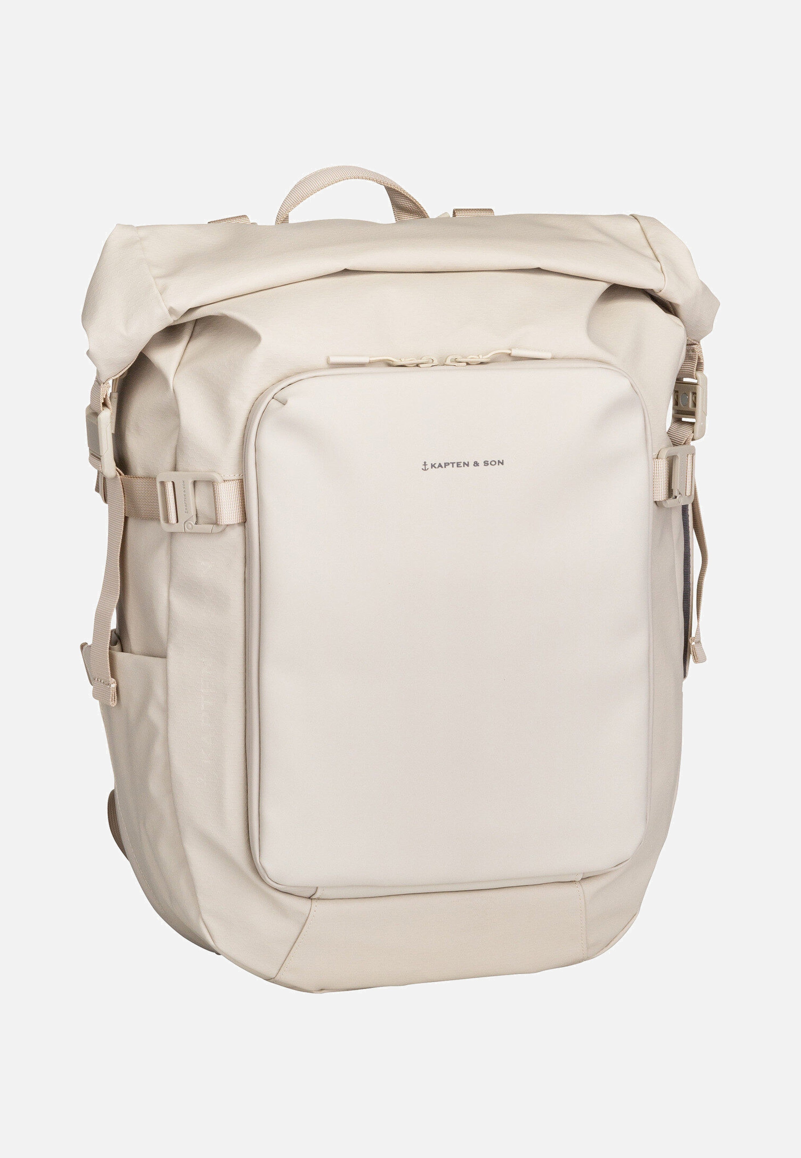 Kapten & Son - Lisbon Pro Rolltop S Sandstone - Backpack | Neutral-Image