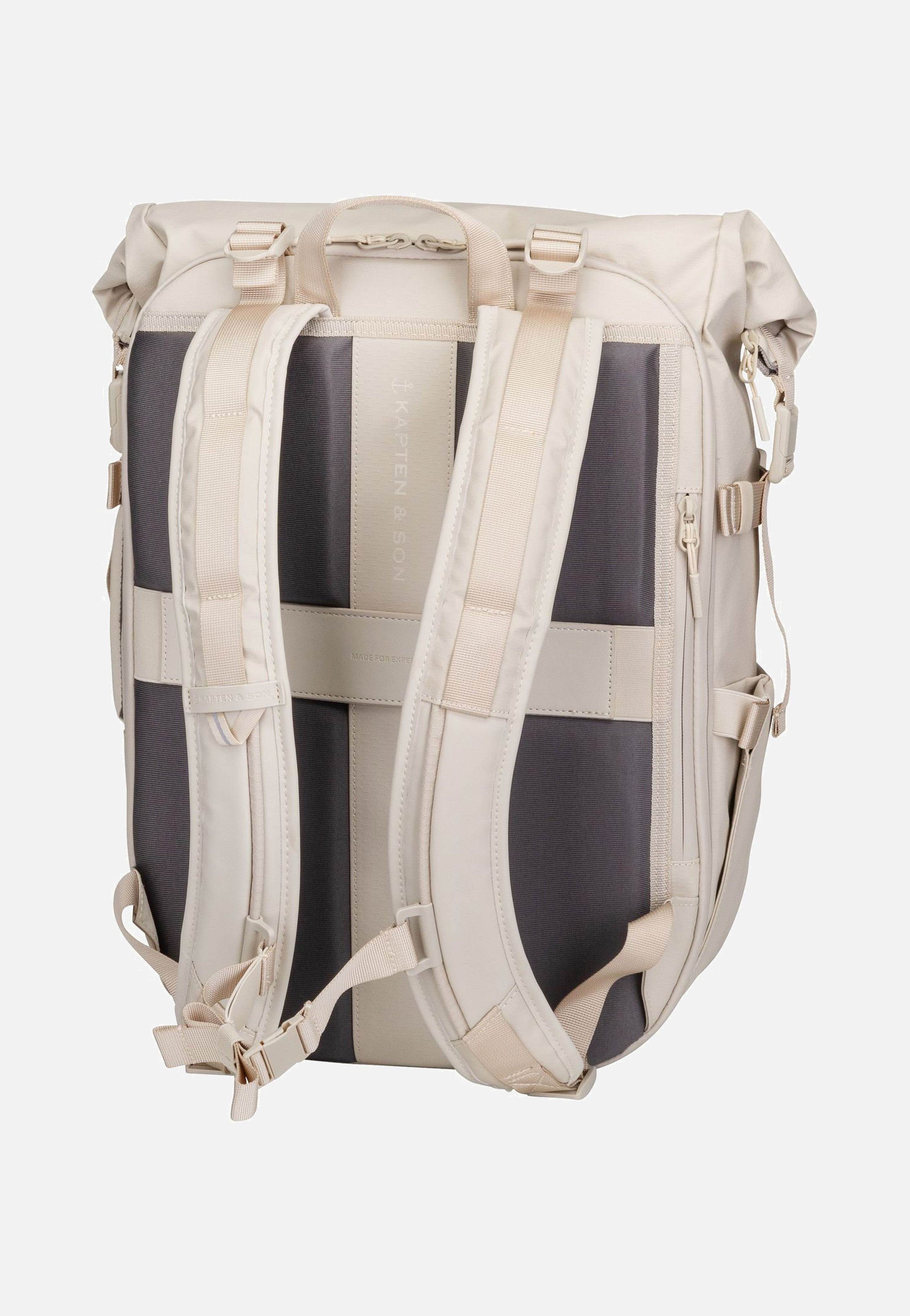 Kapten & Son - Lisbon Pro Rolltop S Sandstone - Backpack | Neutral-Image