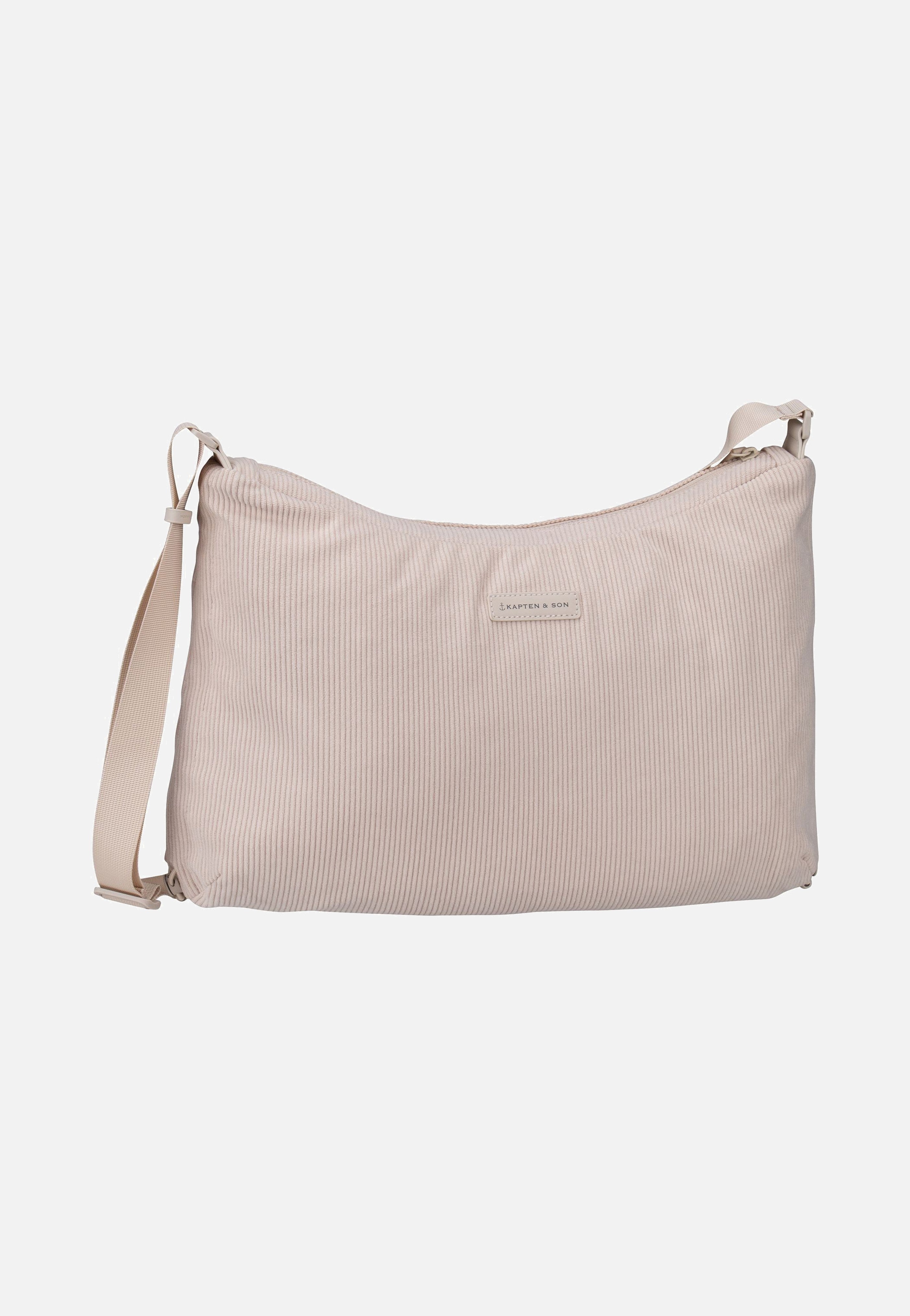 Kapten & Son - Skara Large Cord Sandstone - Crossbody Bag | Neutral-Image