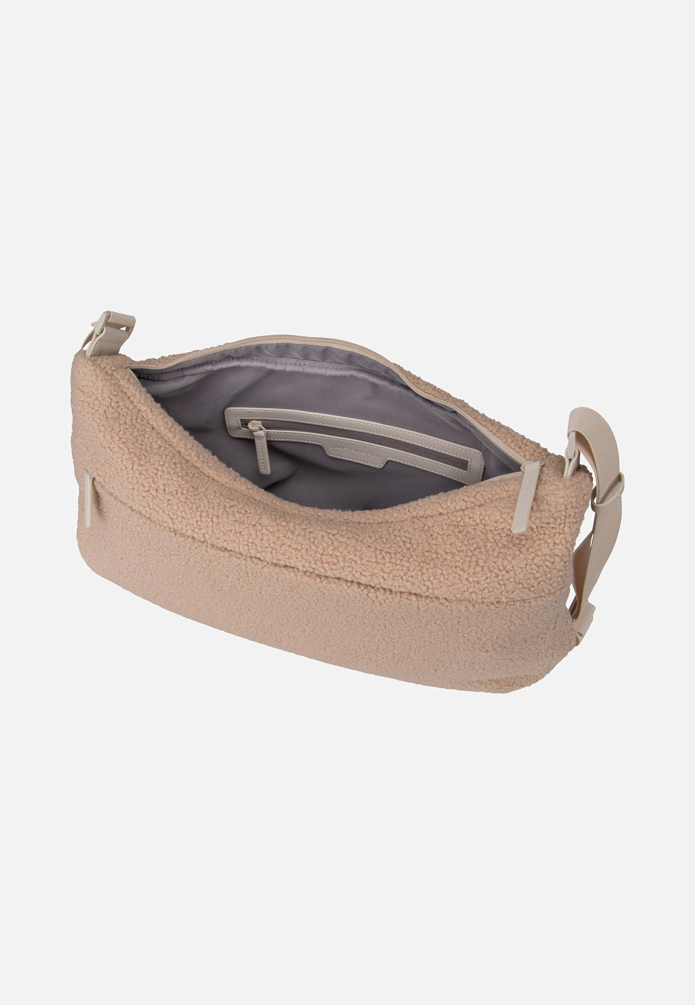 Kapten & Son - Skara Large Fleece Sandstone - Crossbody Bag | Neutral-Image