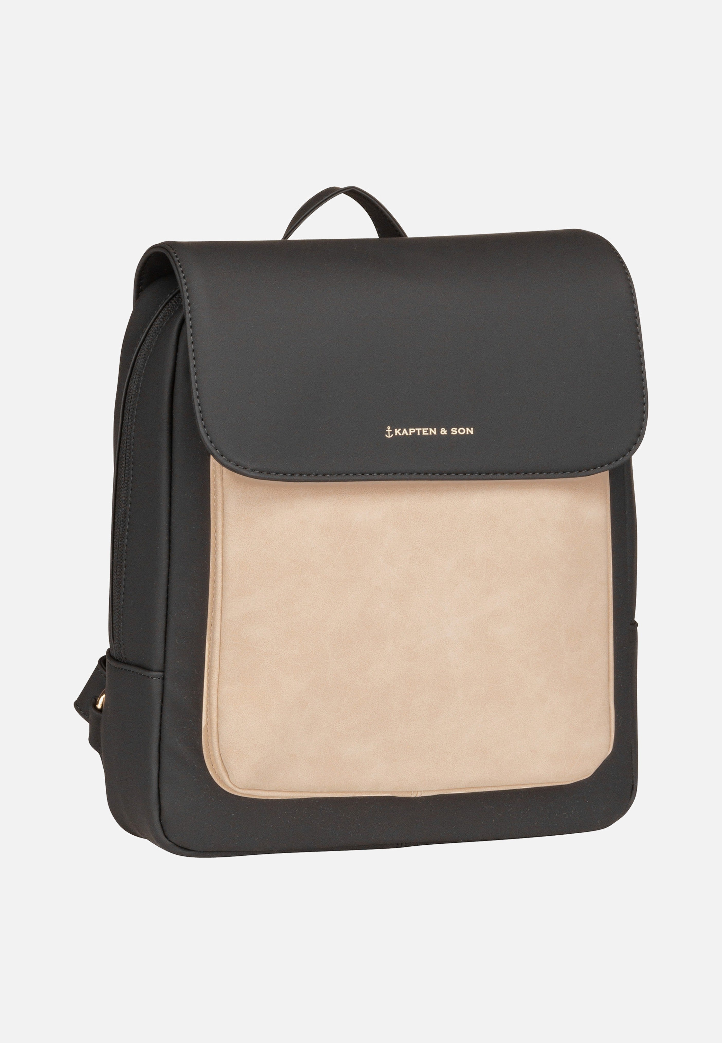 Kapten & Son - Tromso Small Cream Black - Backpack | Neutral-Image