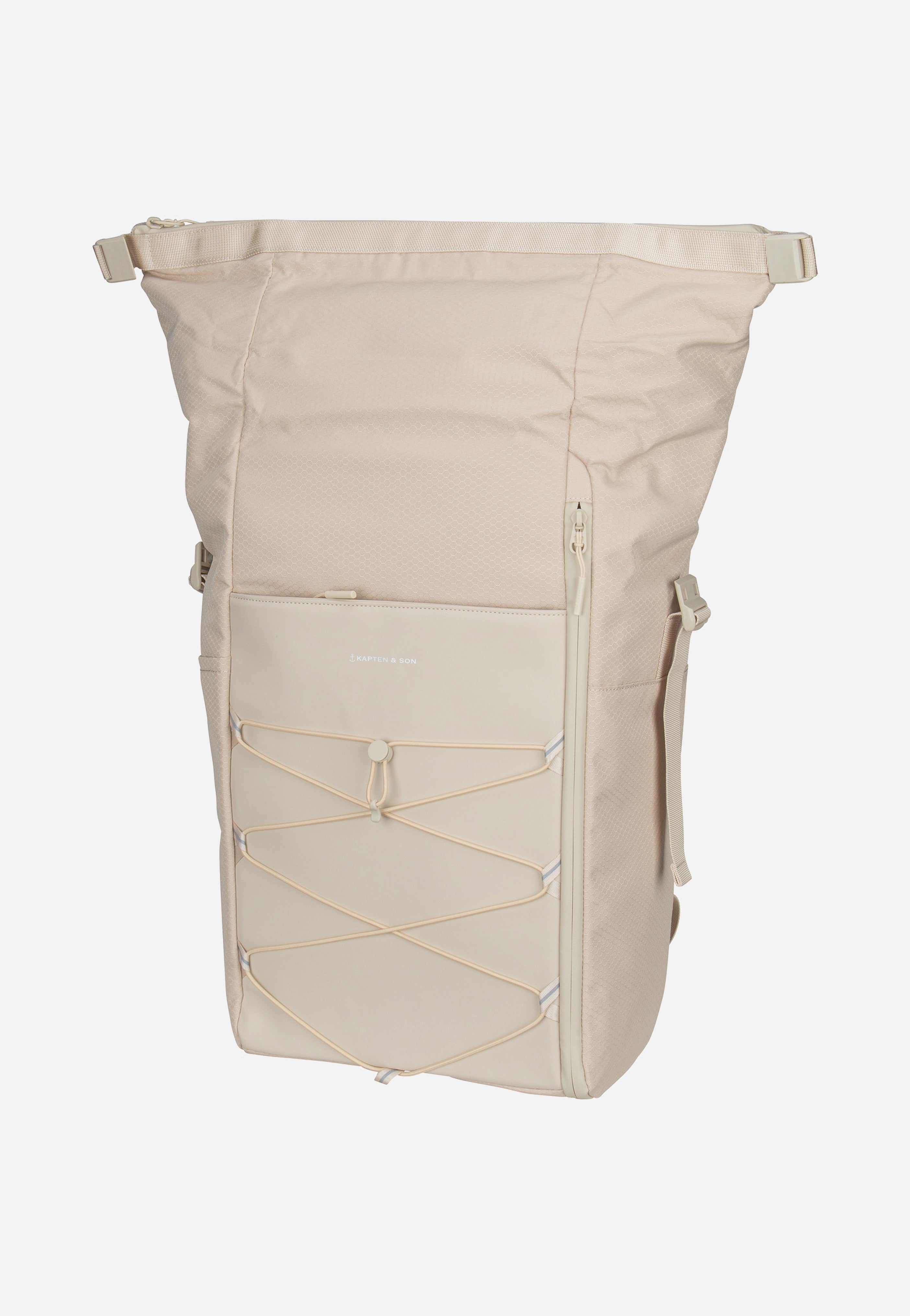 Kapten & Son - Yoho Sandstone - Rolltop Backpack | Neutral-Image