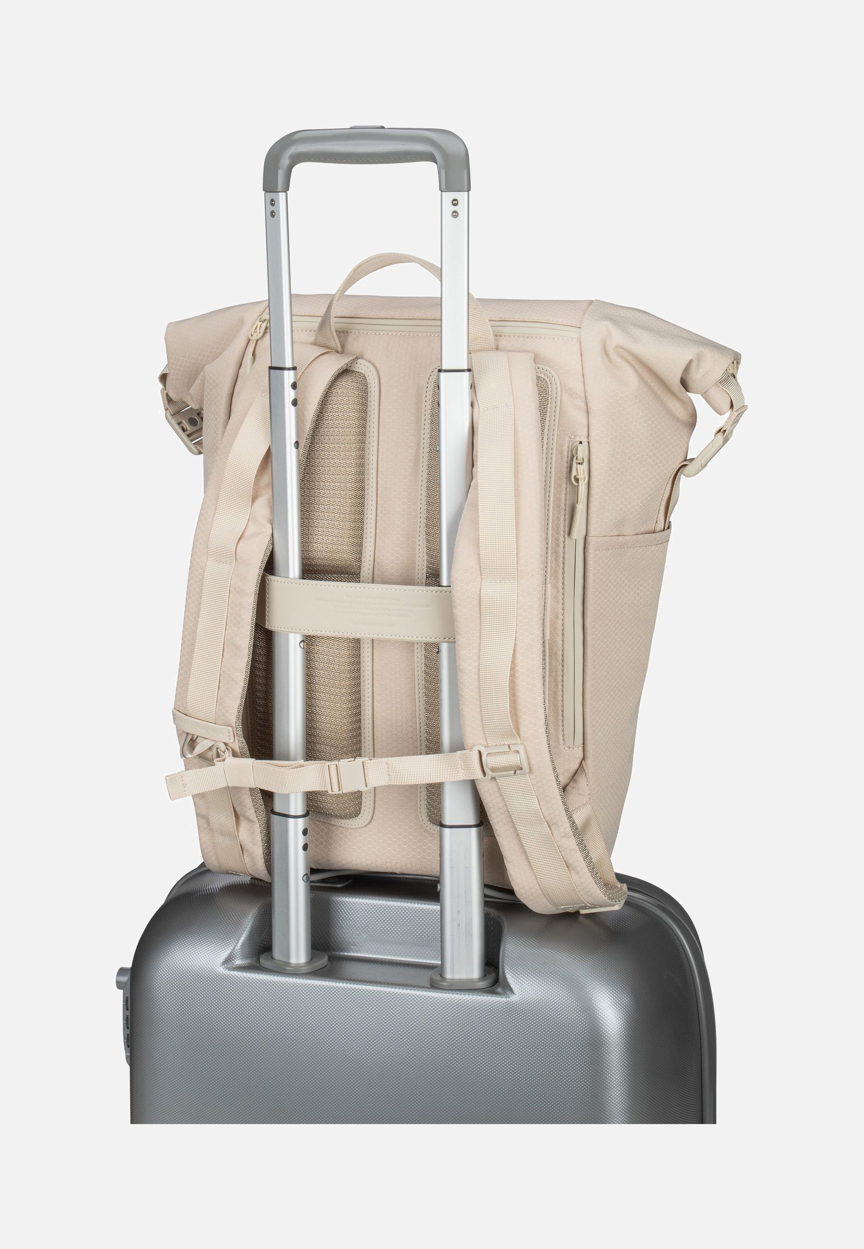 Kapten & Son - Yoho Sandstone - Rolltop Backpack | Neutral-Image
