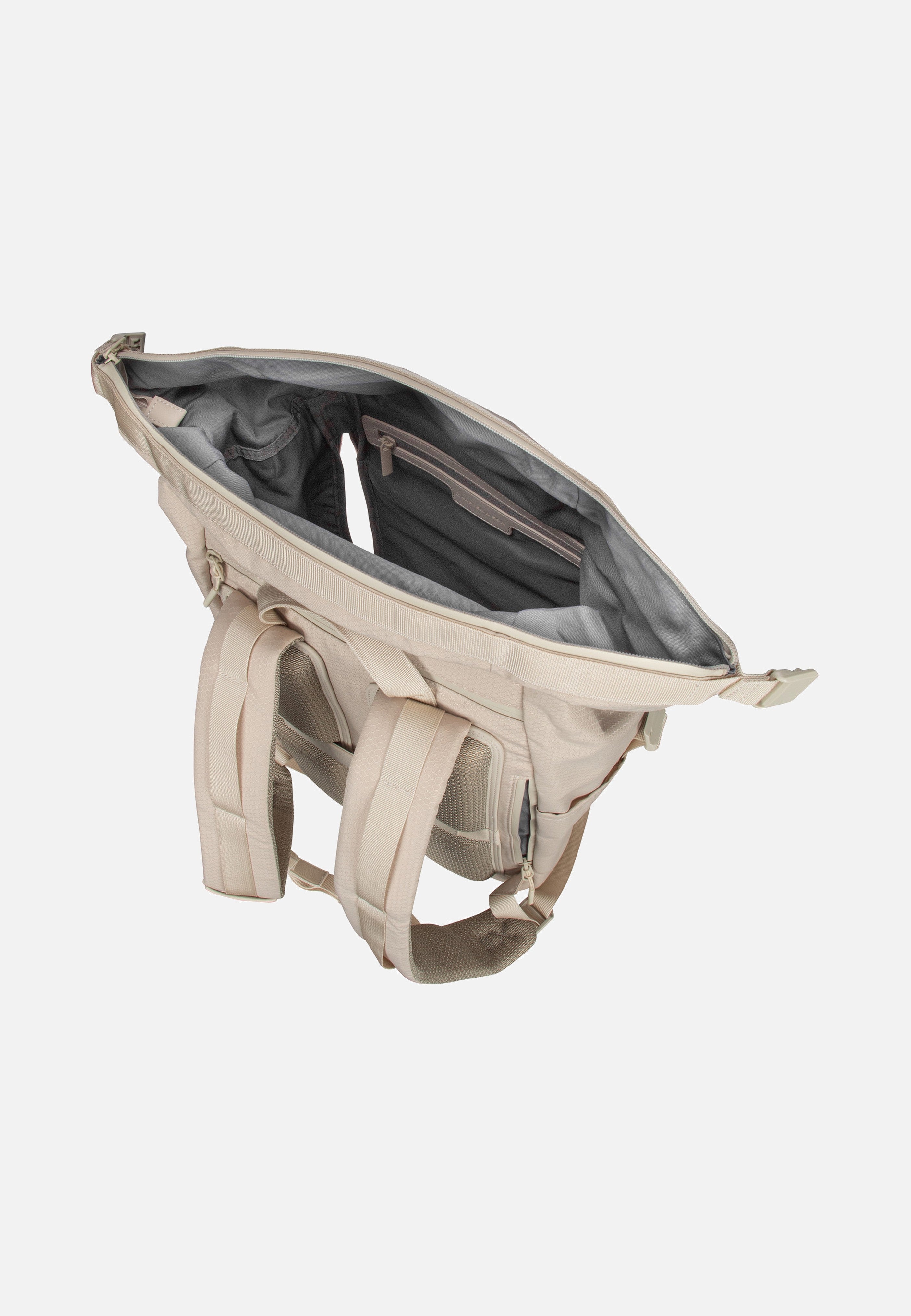 Kapten & Son - Yoho Sandstone - Rolltop Backpack | Neutral-Image