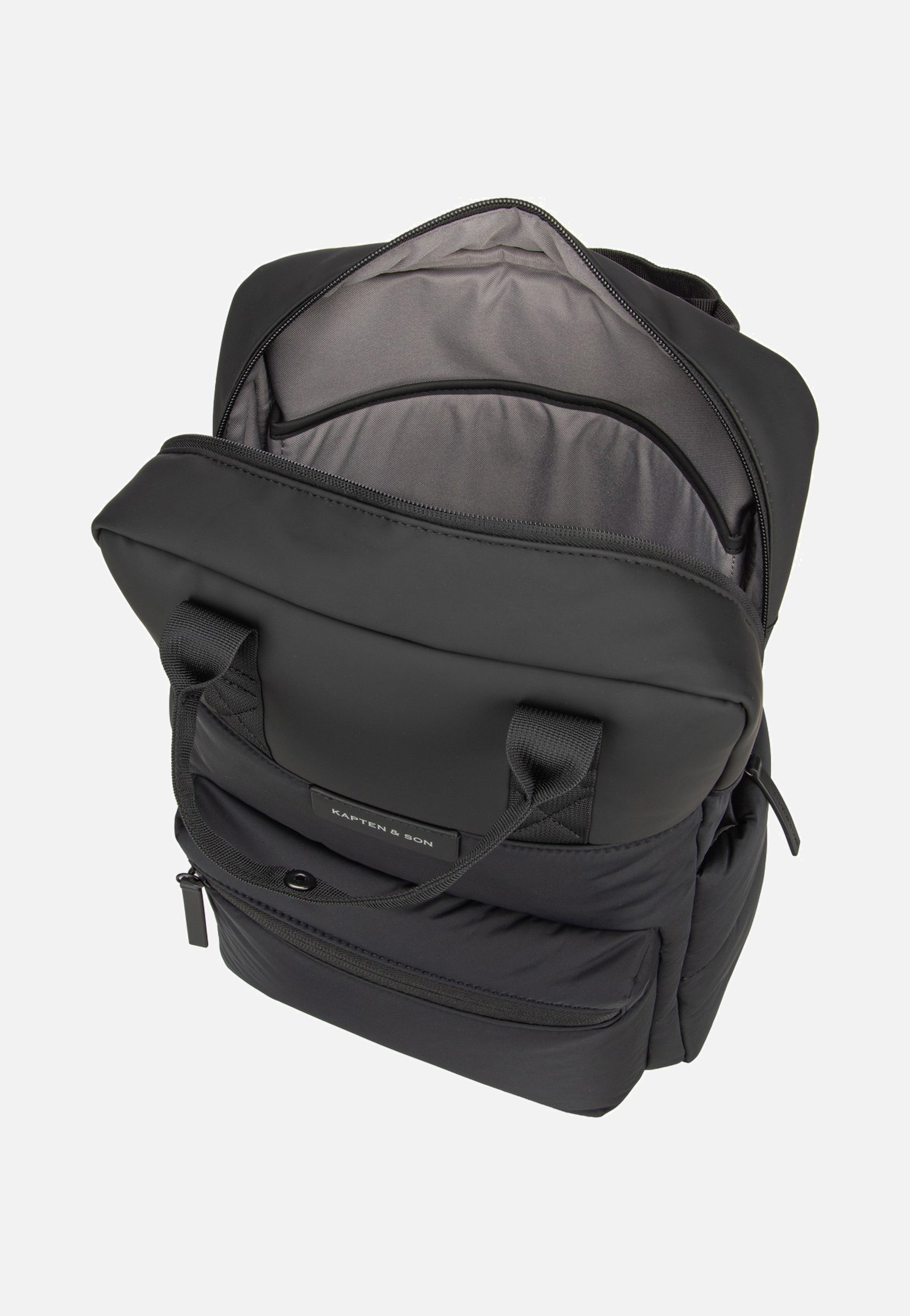 Kapten & Son Bergen Cloud All Black Rucksack