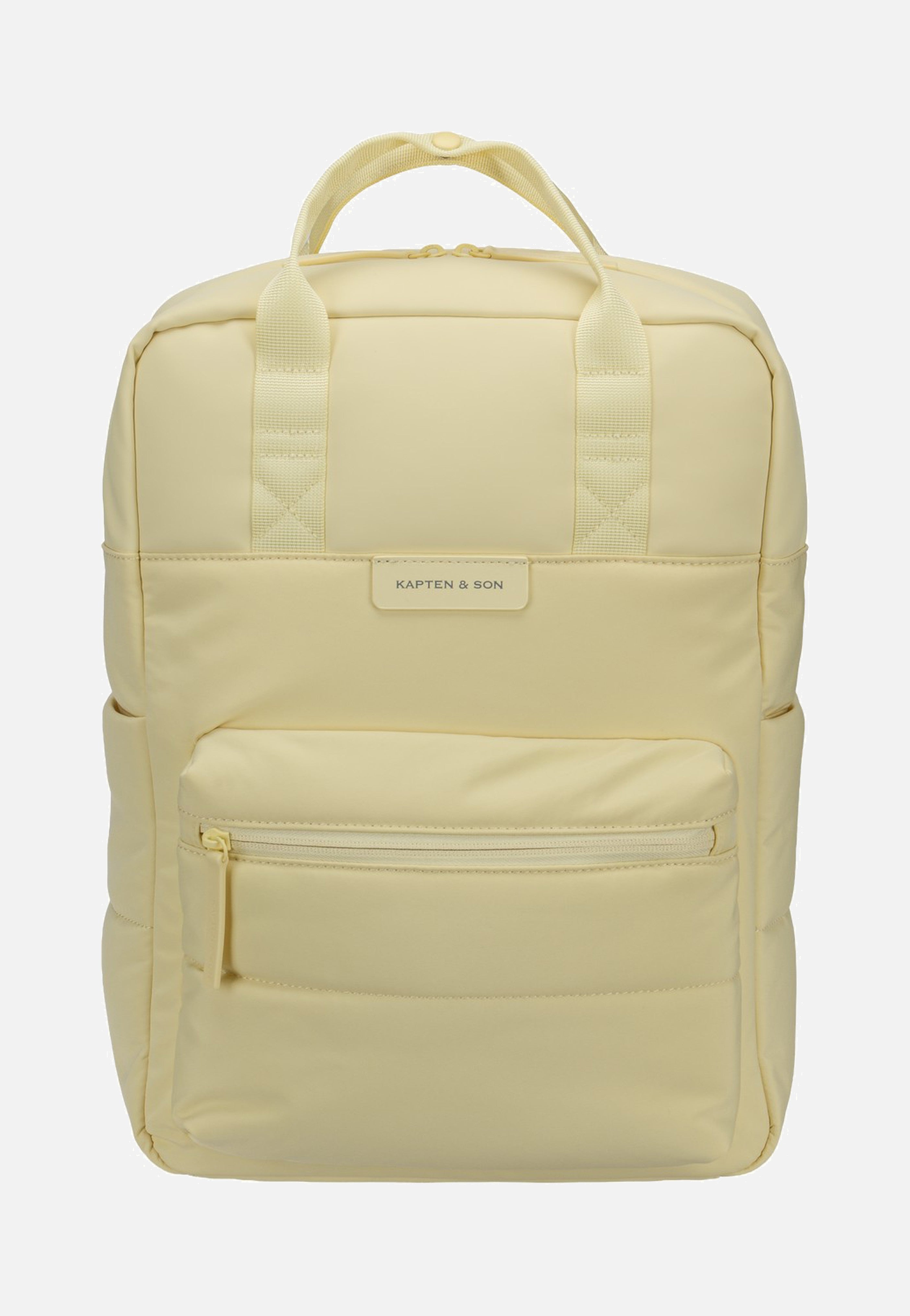 Kapten & Son Bergen Cloud Butter Yellow Rucksack