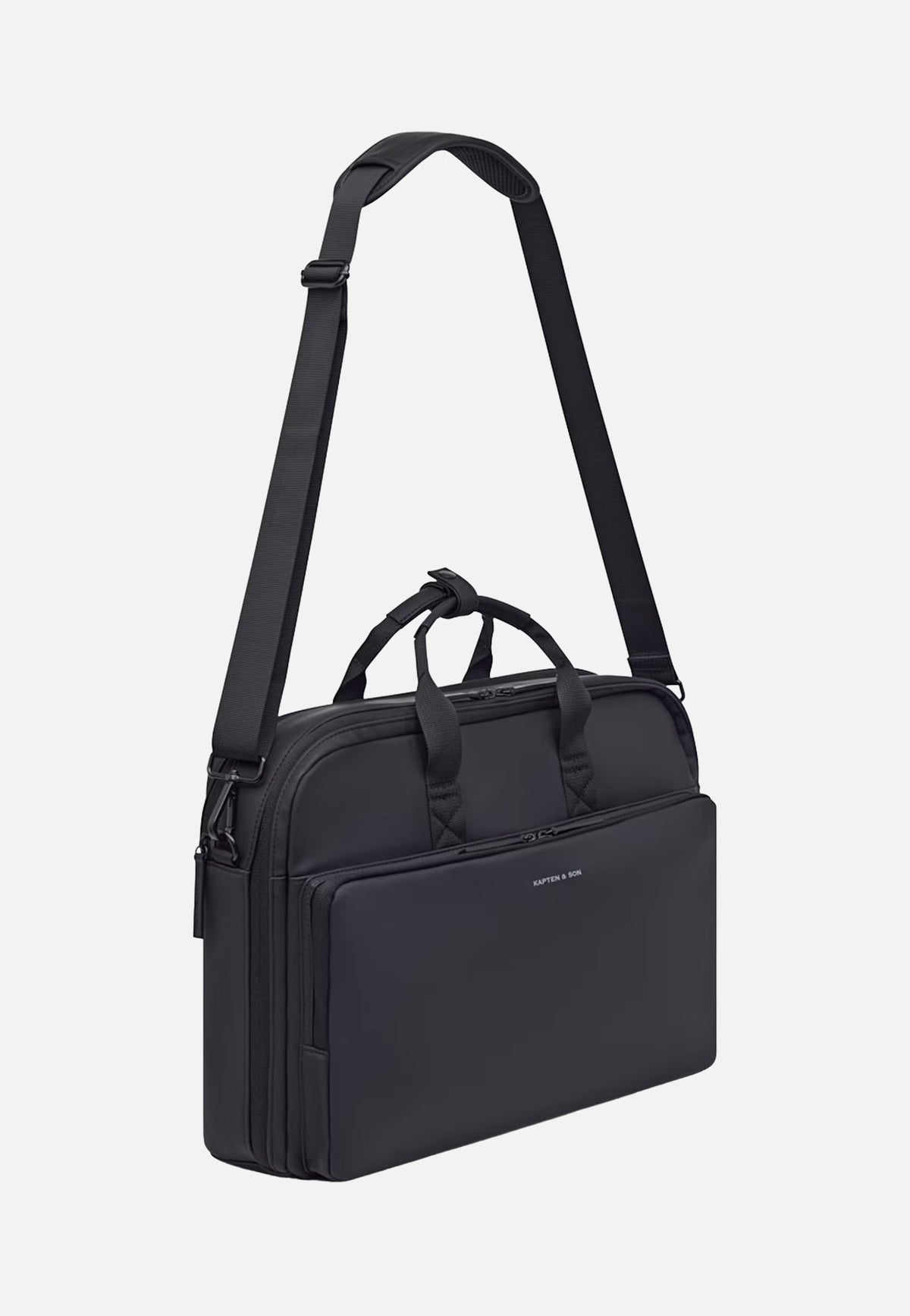 Kapten & Son Bodo Laptop All Black Laptoptasche