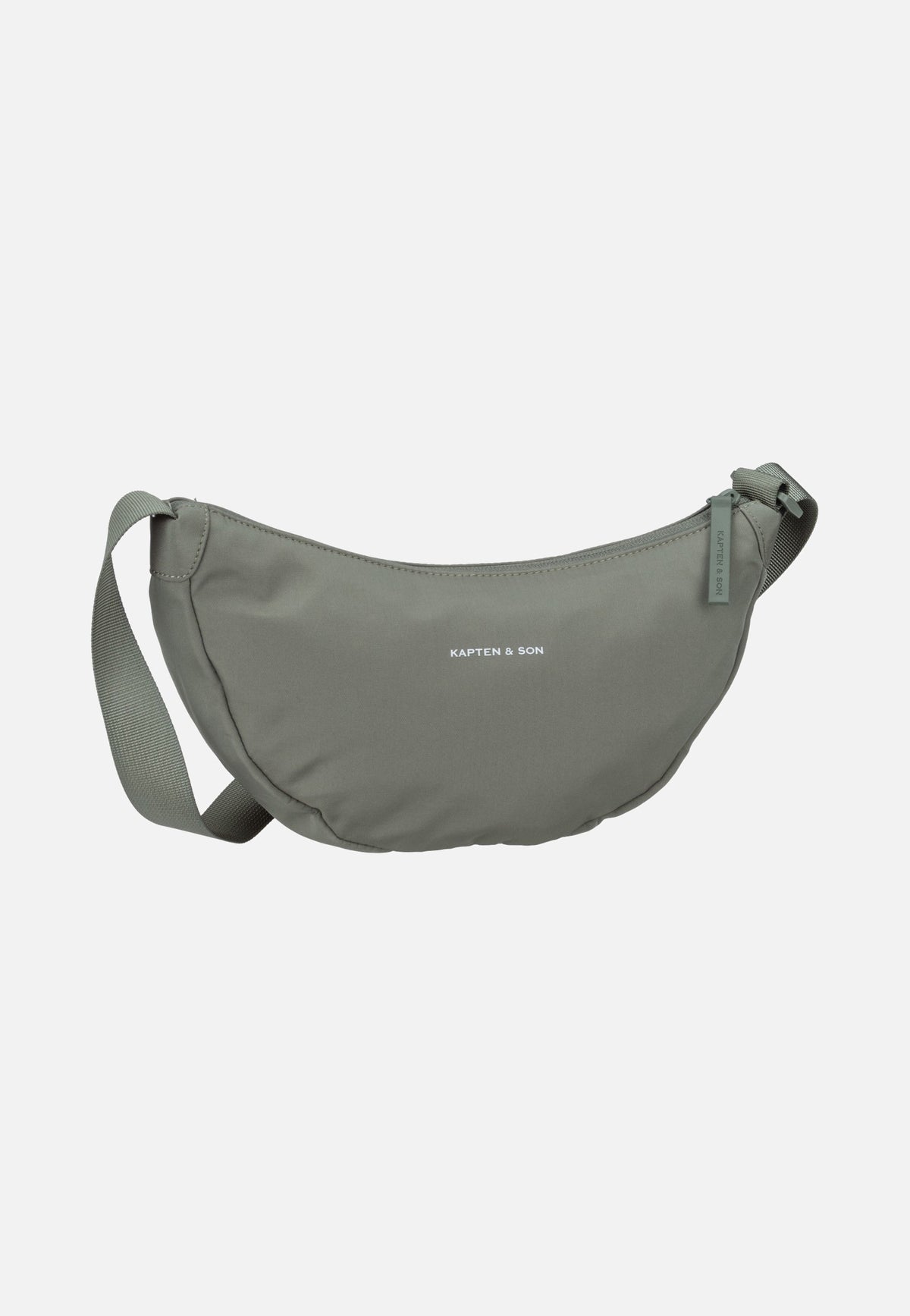 Kapten & Son Essential Moon Bag Dusty Green Crossbody Bag