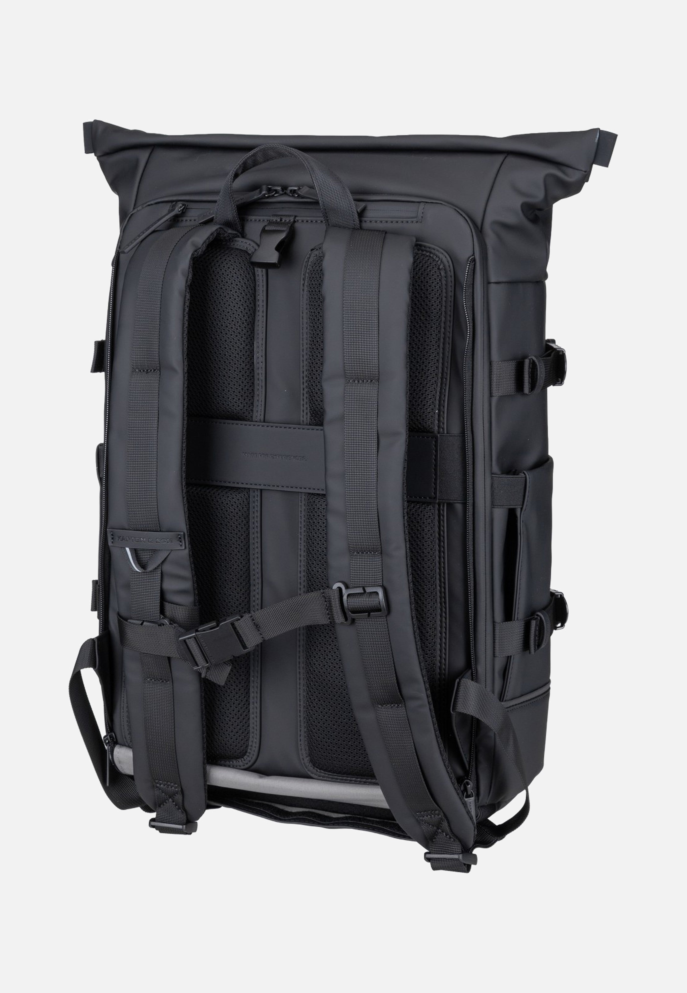 Kapten & Son Helsinki Pro Bike Backpack All Black 2in1 Bike Bag Rucksack