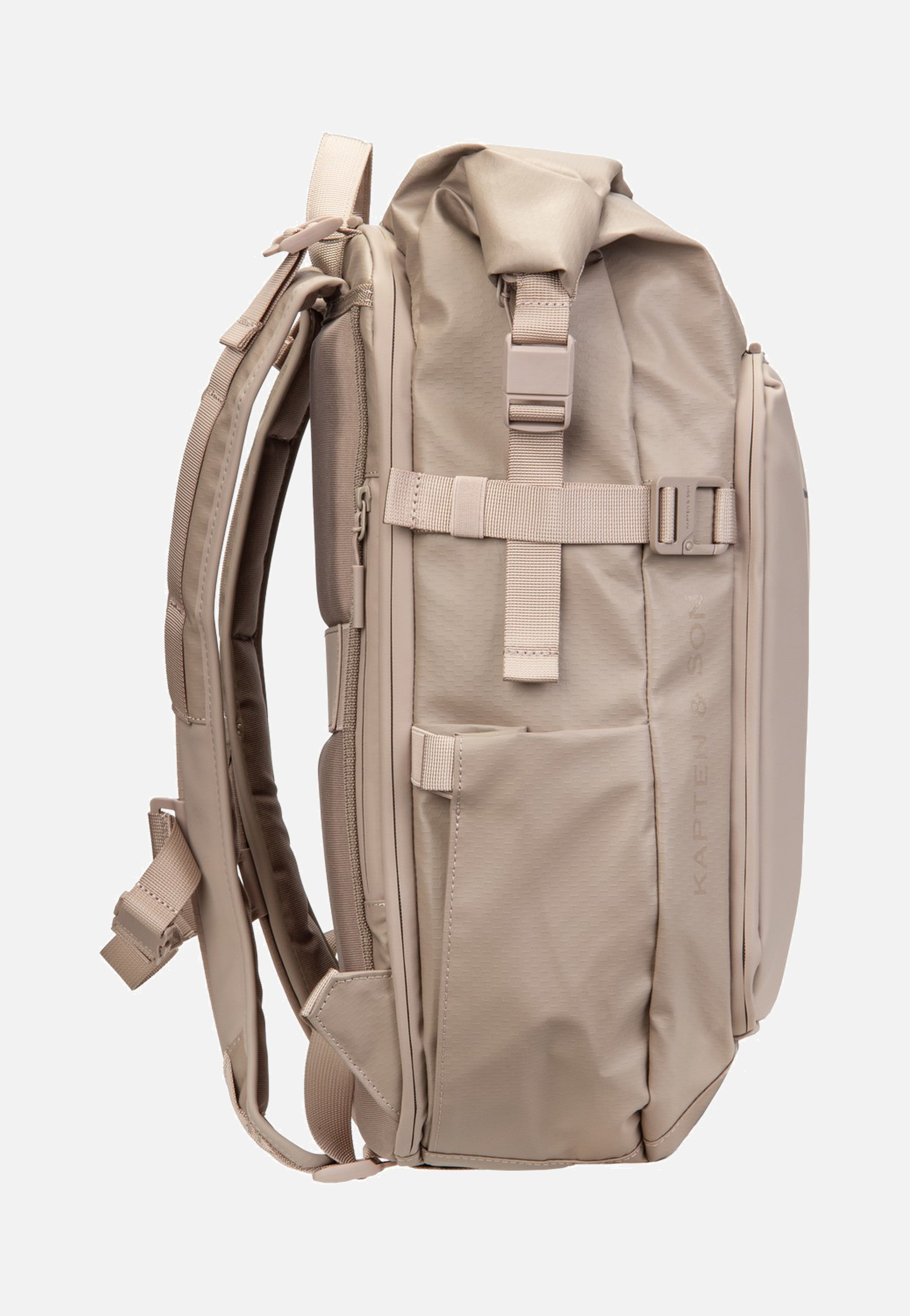 Kapten & Son Lisbon Pro Muted Rose Rolltop Rucksack